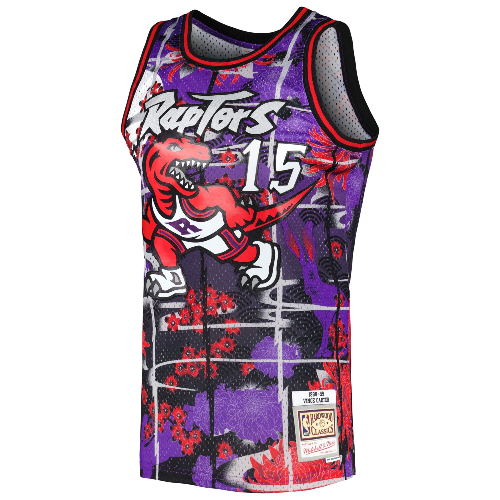 Vince Carter Toronto Raptors Mitchell & Ness Hardwood Classics Lunar New Year Swingman Jersey - Purple