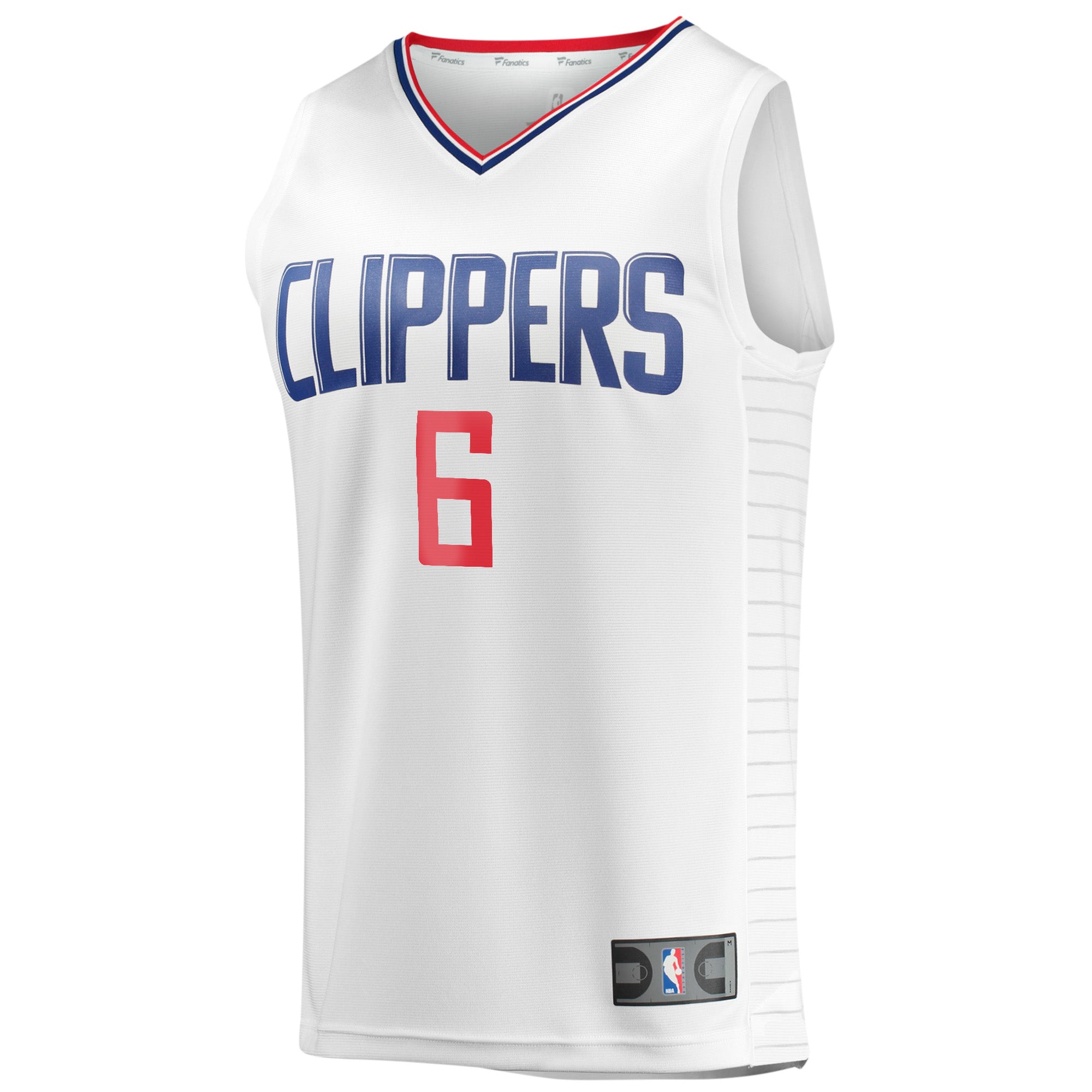 Men's Fanatics Branded Moses Brown White LA Clippers Fast Break Player Jersey - Association Edition