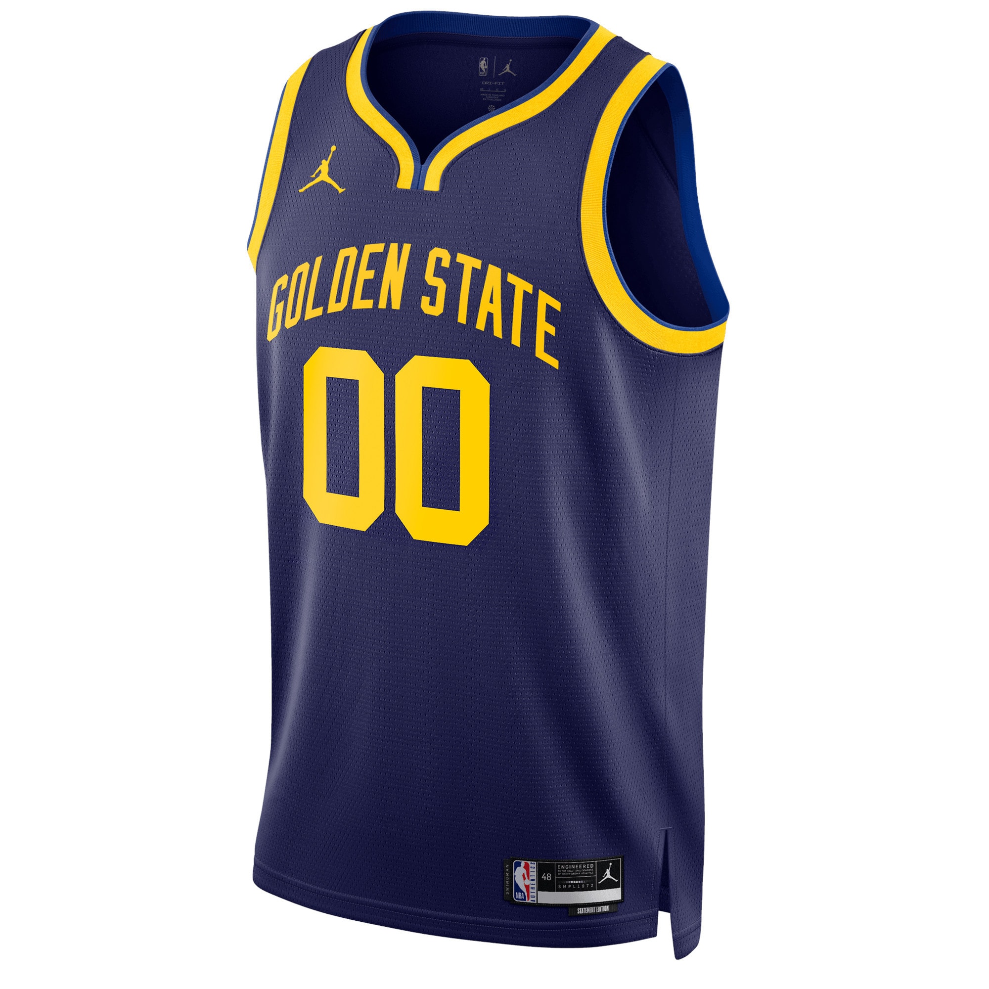 Golden State Warriors Jordans Brand Unisex 2022/23 Swingman Custom Jersey - Statement Edition - Blue