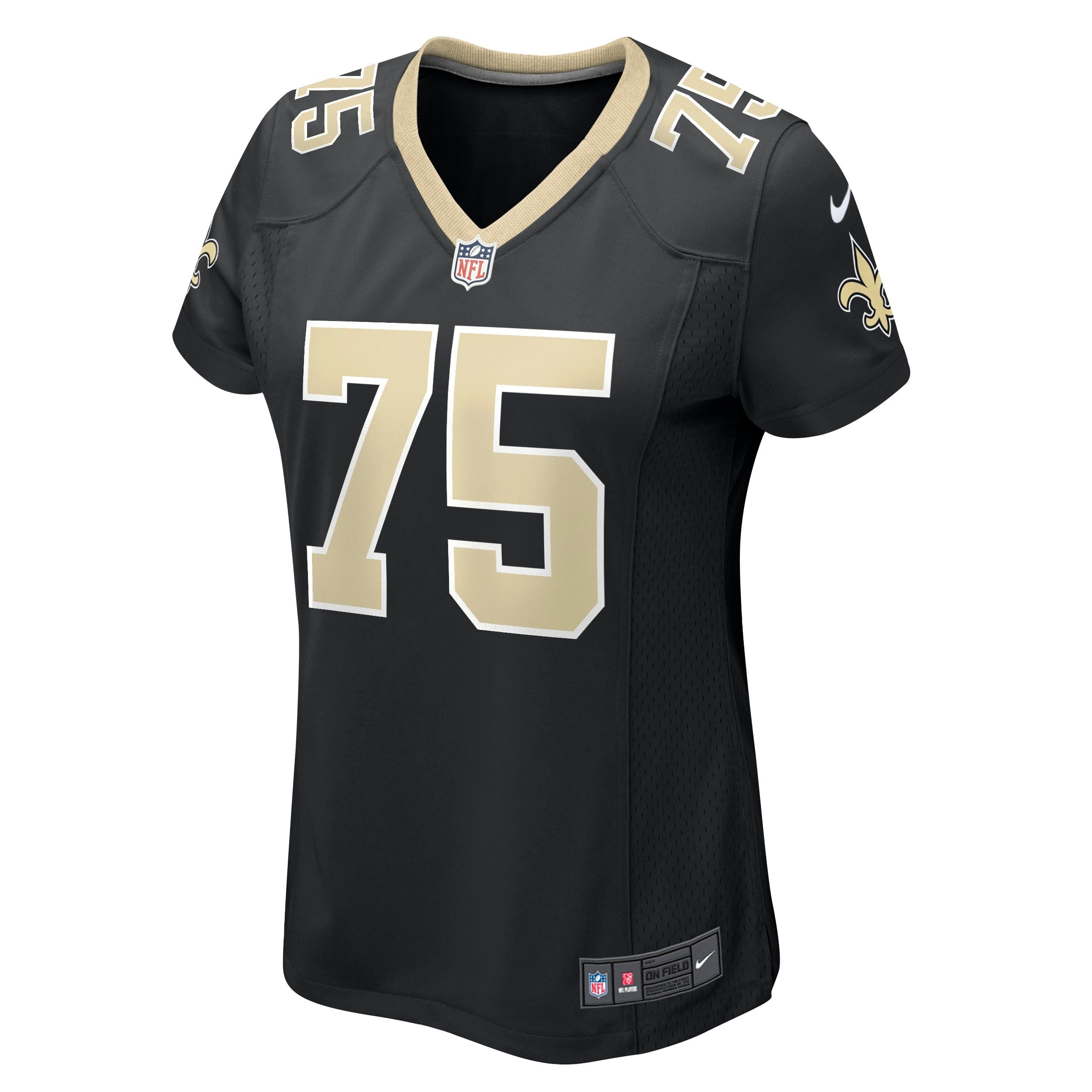 Women's Nike Andrus Peat Black New Orleans Saints Game Jersey