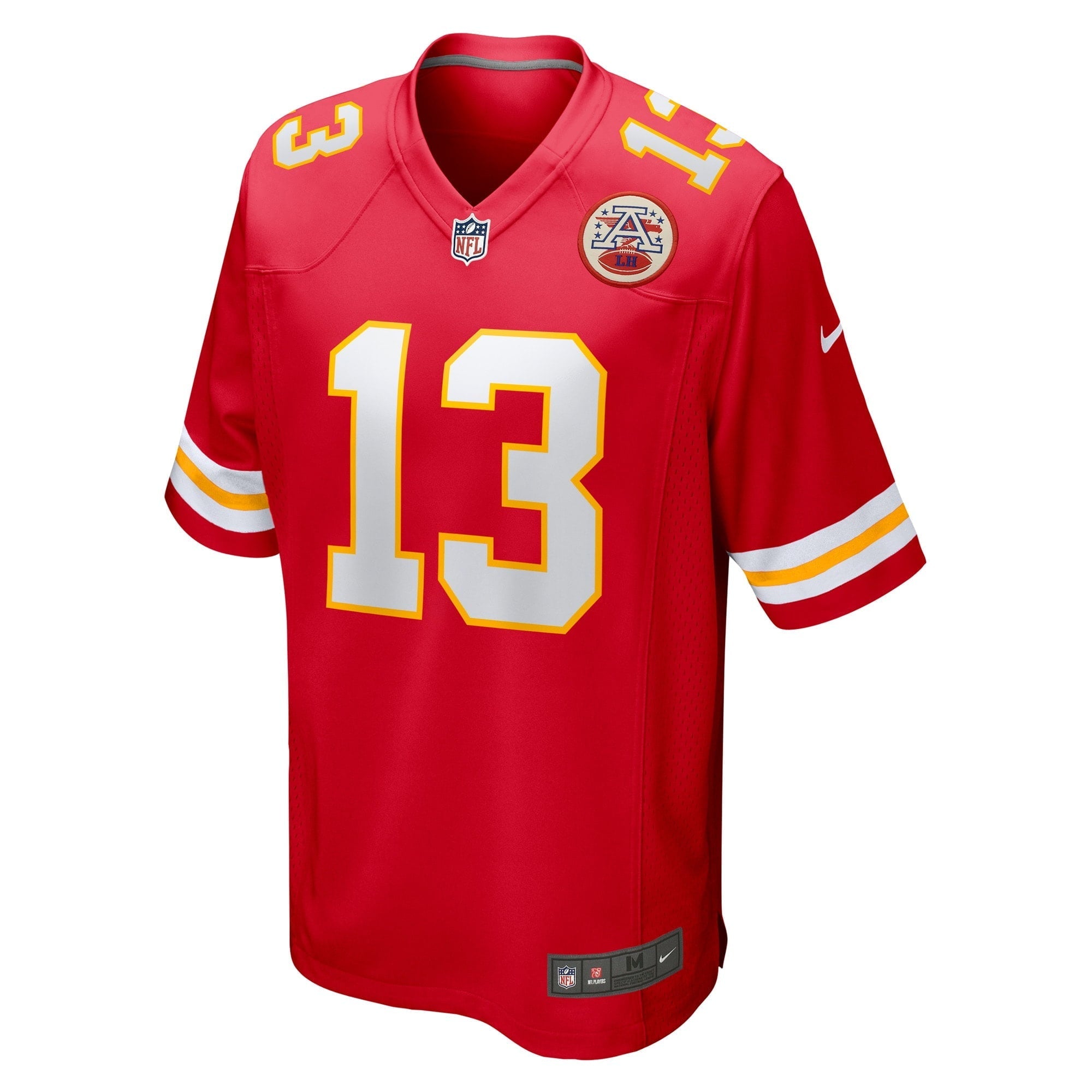 Men's Nike Nazeeh Johnson Red Kansas City Chiefs Game Player Jersey