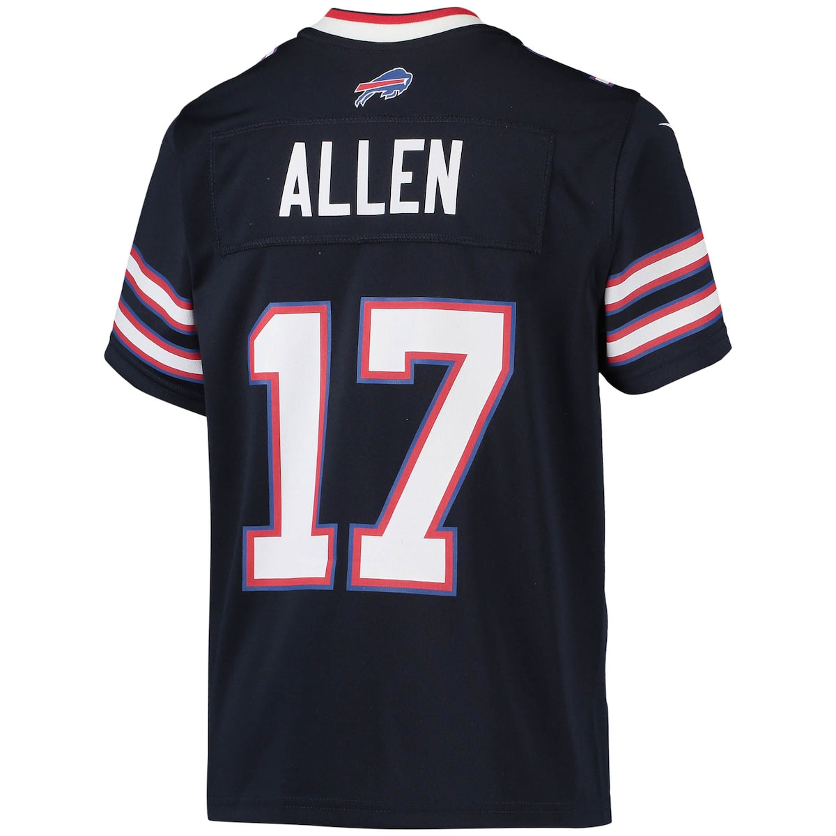 Boys' Grade School Josh Allen Nike Bills Inverted Team Game Jersey - Navy