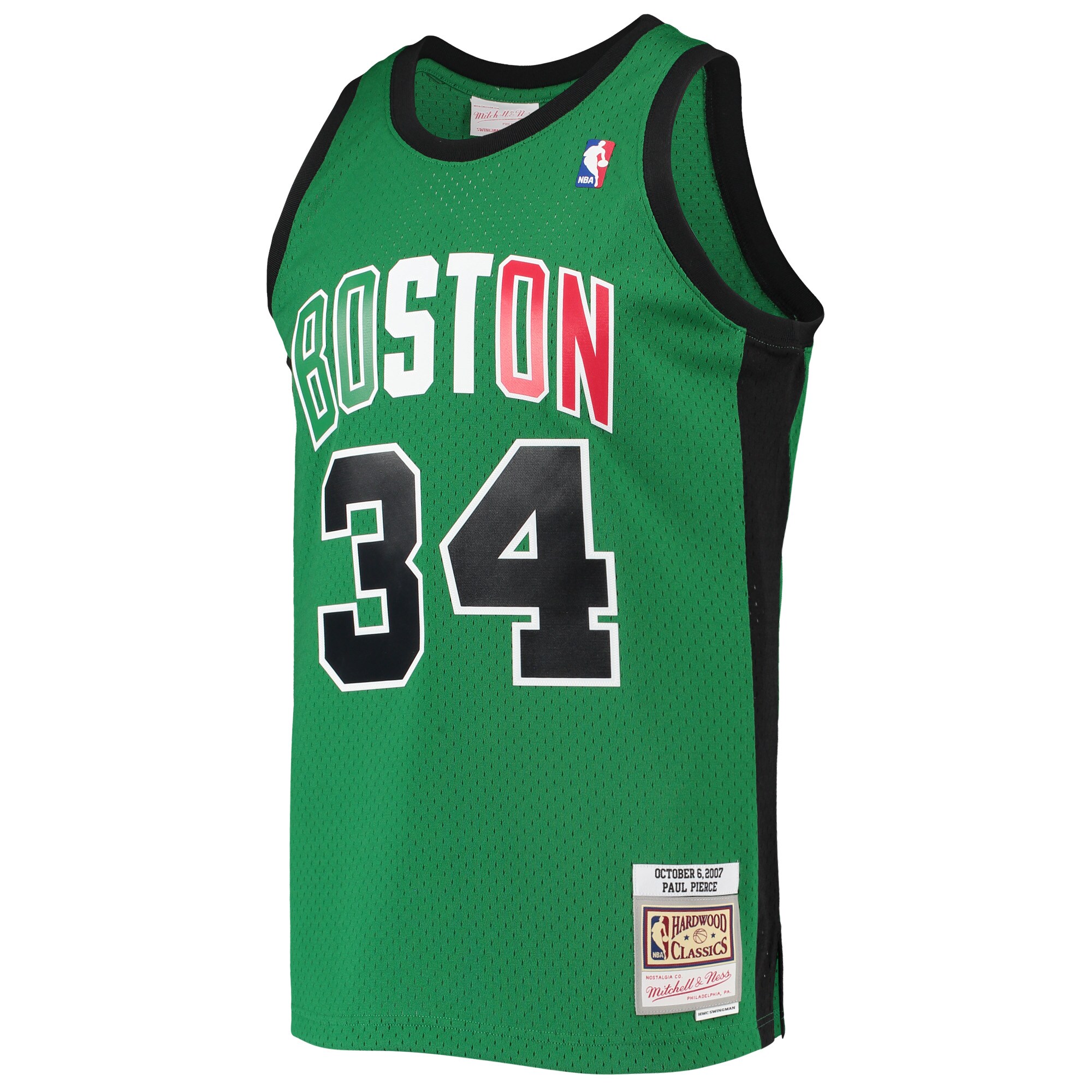 Paul Pierce Boston Celtics Mitchell & Ness Hardwood Classics Swingman Jersey - Kelly Green