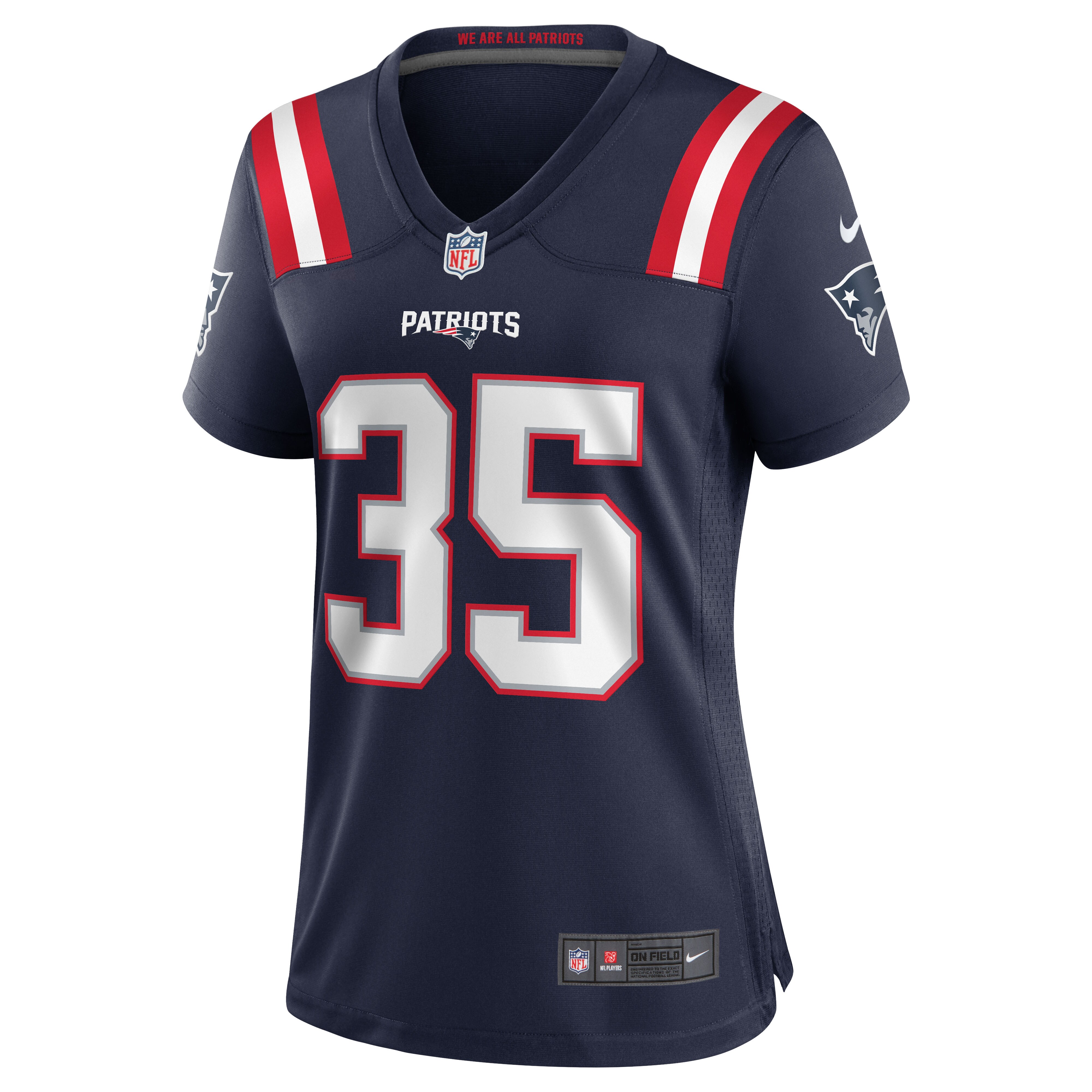 Kyle Dugger New England Patriots Nike Women's Team Game Jersey - Navy