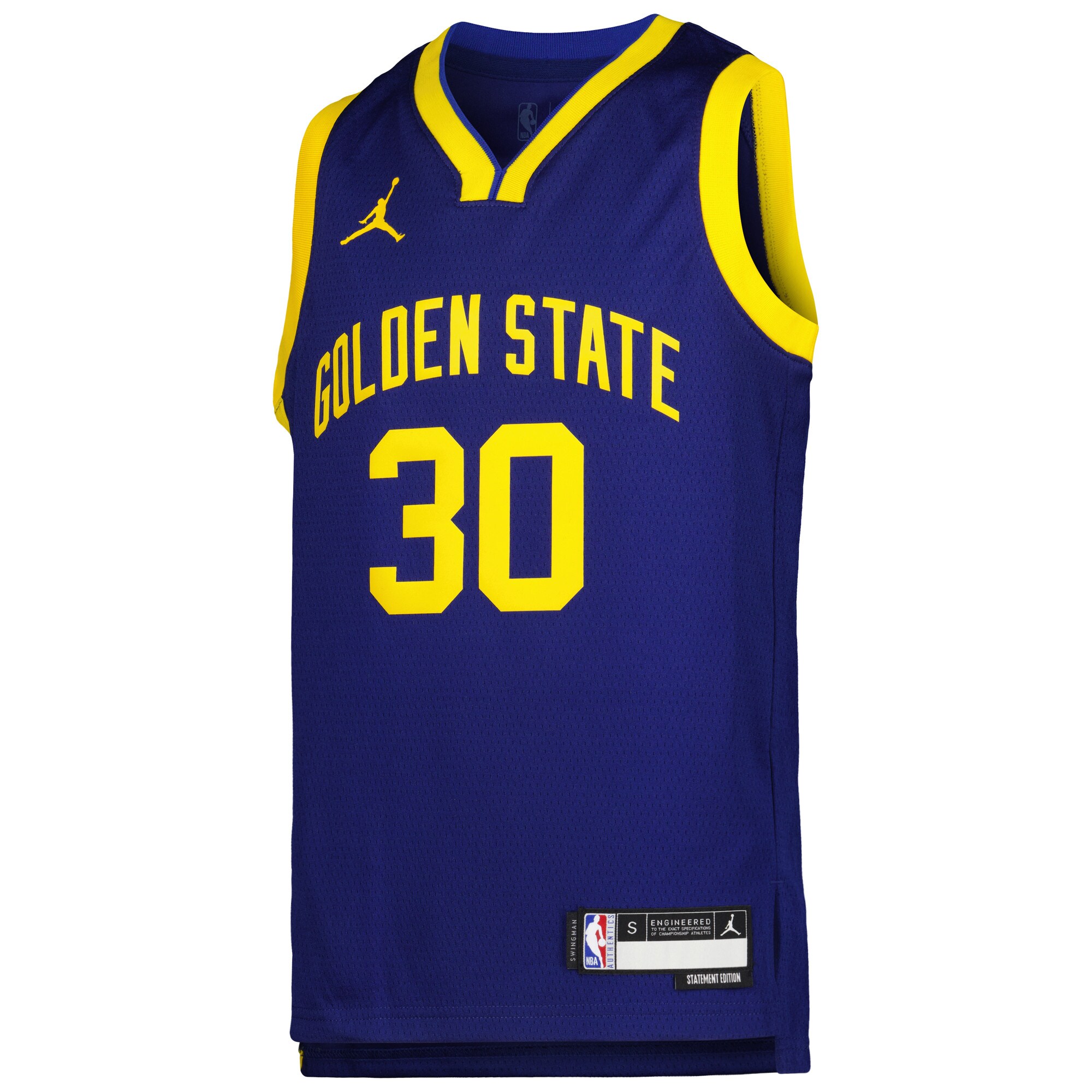Stephen Curry Golden State Warriors Jordans Brand Youth Swingman Jersey - Statement Edition - Blue
