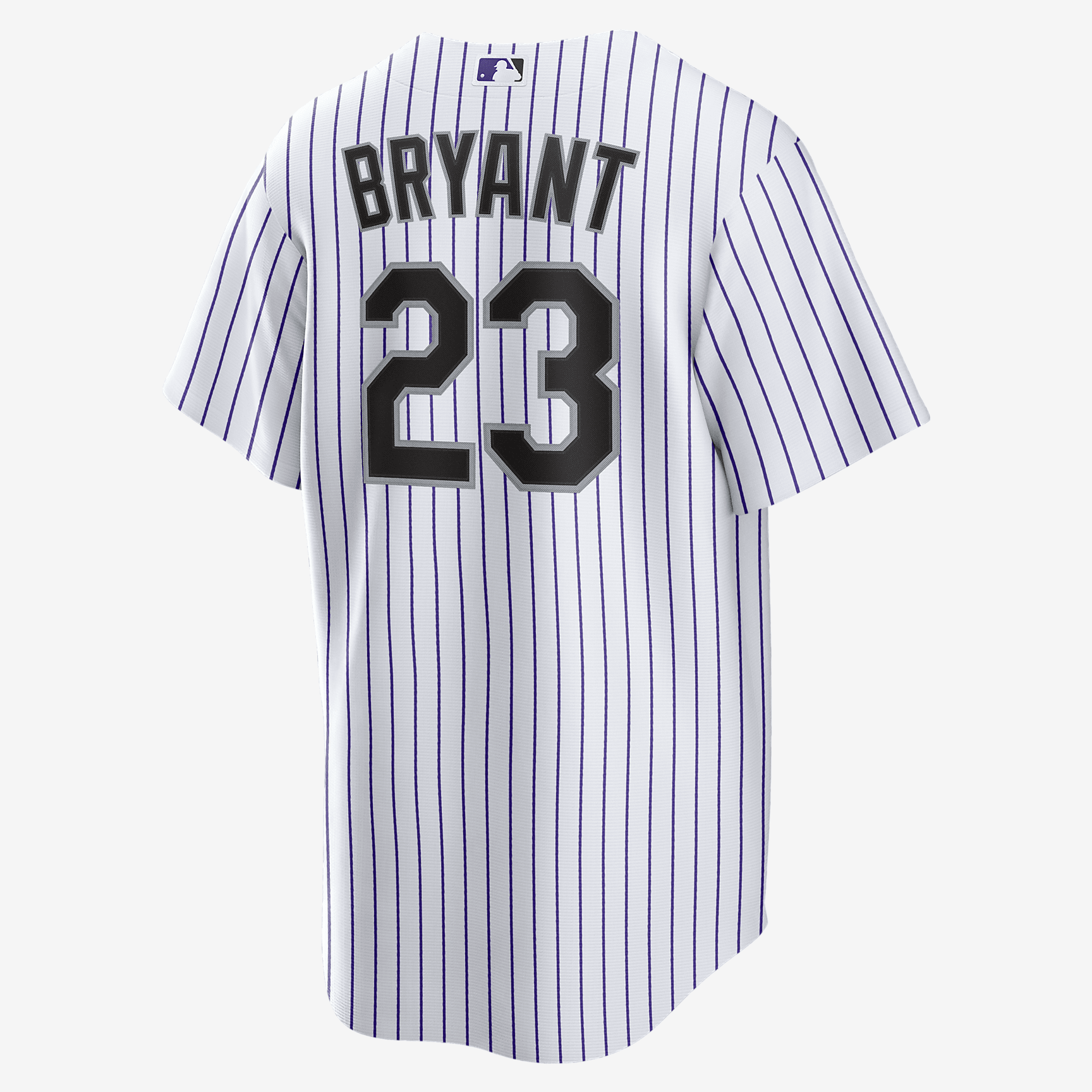 MLB Colorado Rockies (Kris Bryant) Men's Replica Baseball Jersey - White/Purple