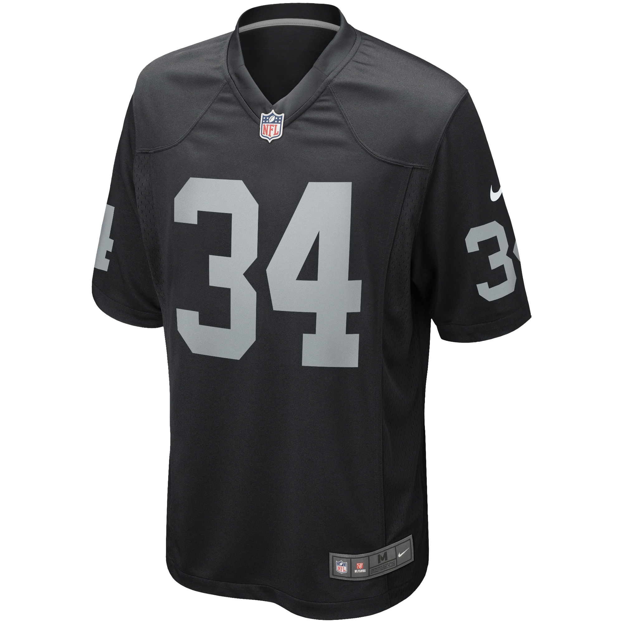 Bo Jackson Las Vegas Raiders Nike Game Retired Player Jersey - Black