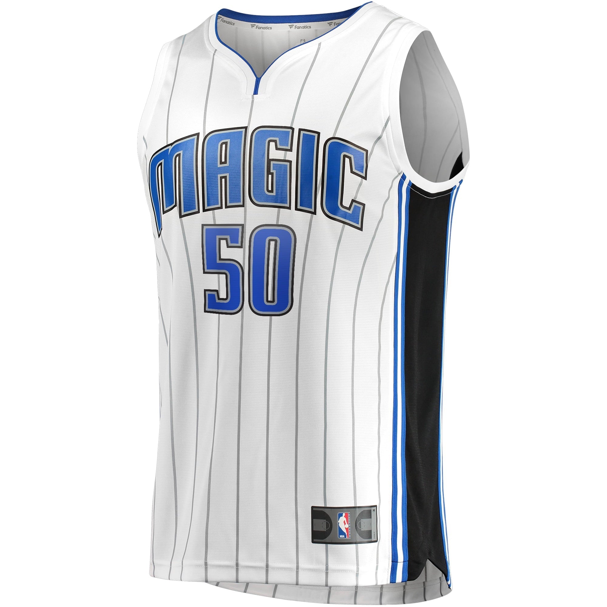 Men's Fanatics Branded Cole Anthony White Orlando Magic Fast Break Replica Jersey - Association Edition