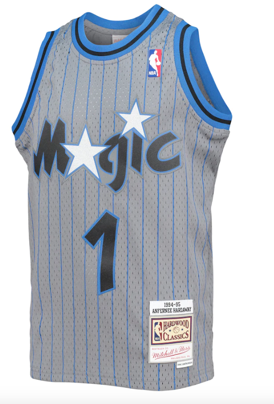 Men's Penny Hardaway Orlando Magic Mitchell & Ness 1994-95 Hardwood Classics Reload 2.0 Jersey ÿ Gray