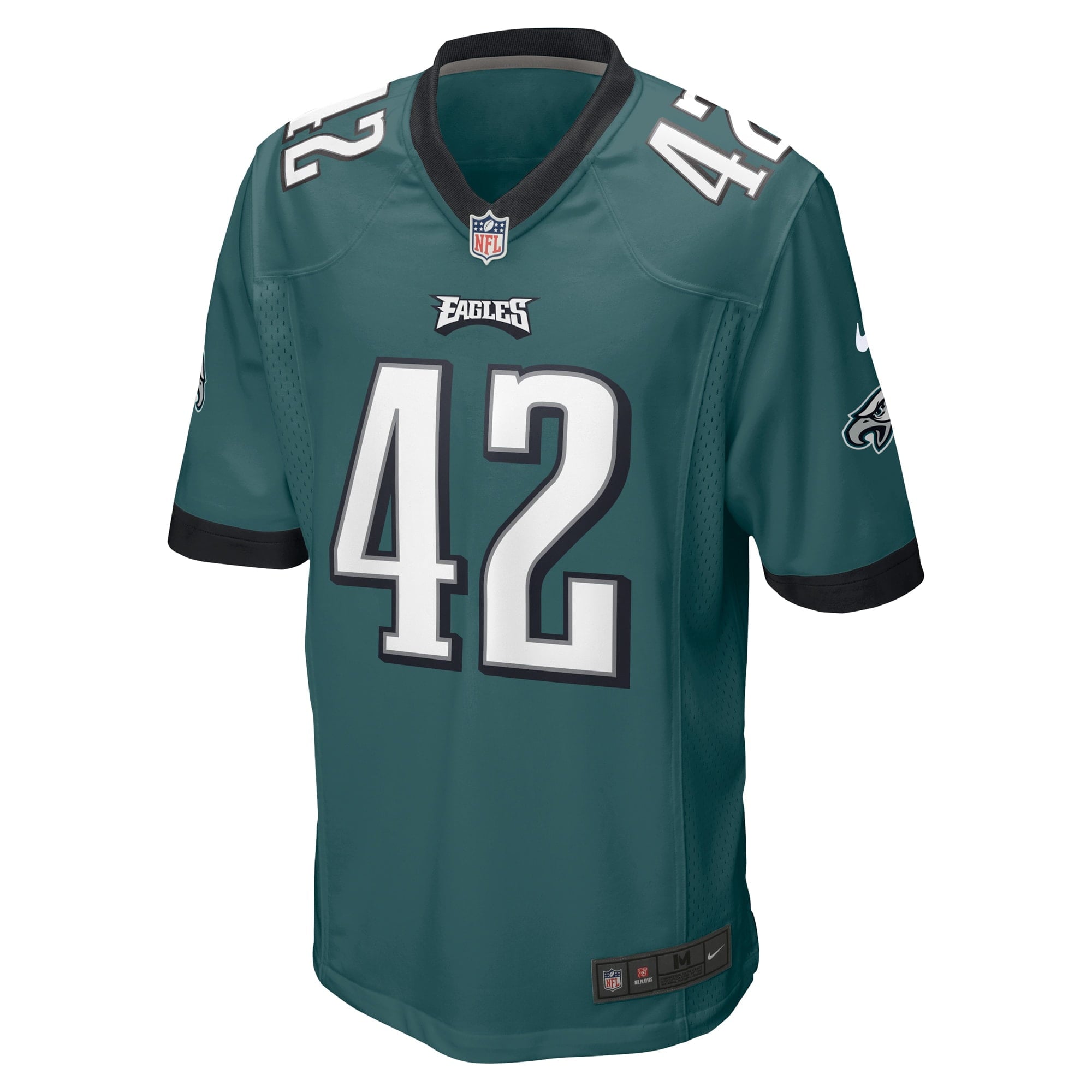 Men's Nike K'Von Wallace Midnight Green Philadelphia Eagles Game Jersey