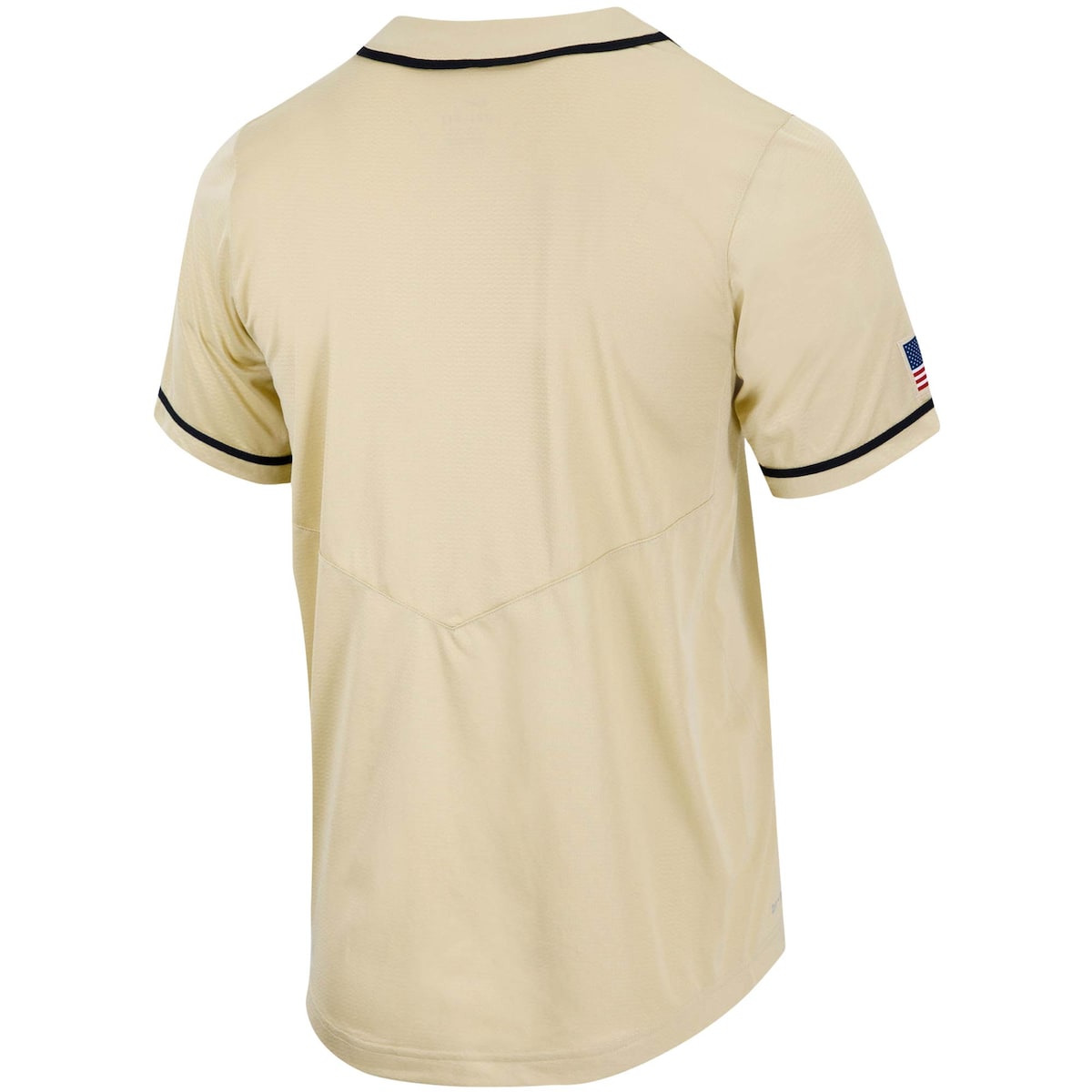 Men's  Nike Army Replica Full-Button Baseball Jersey - Gold