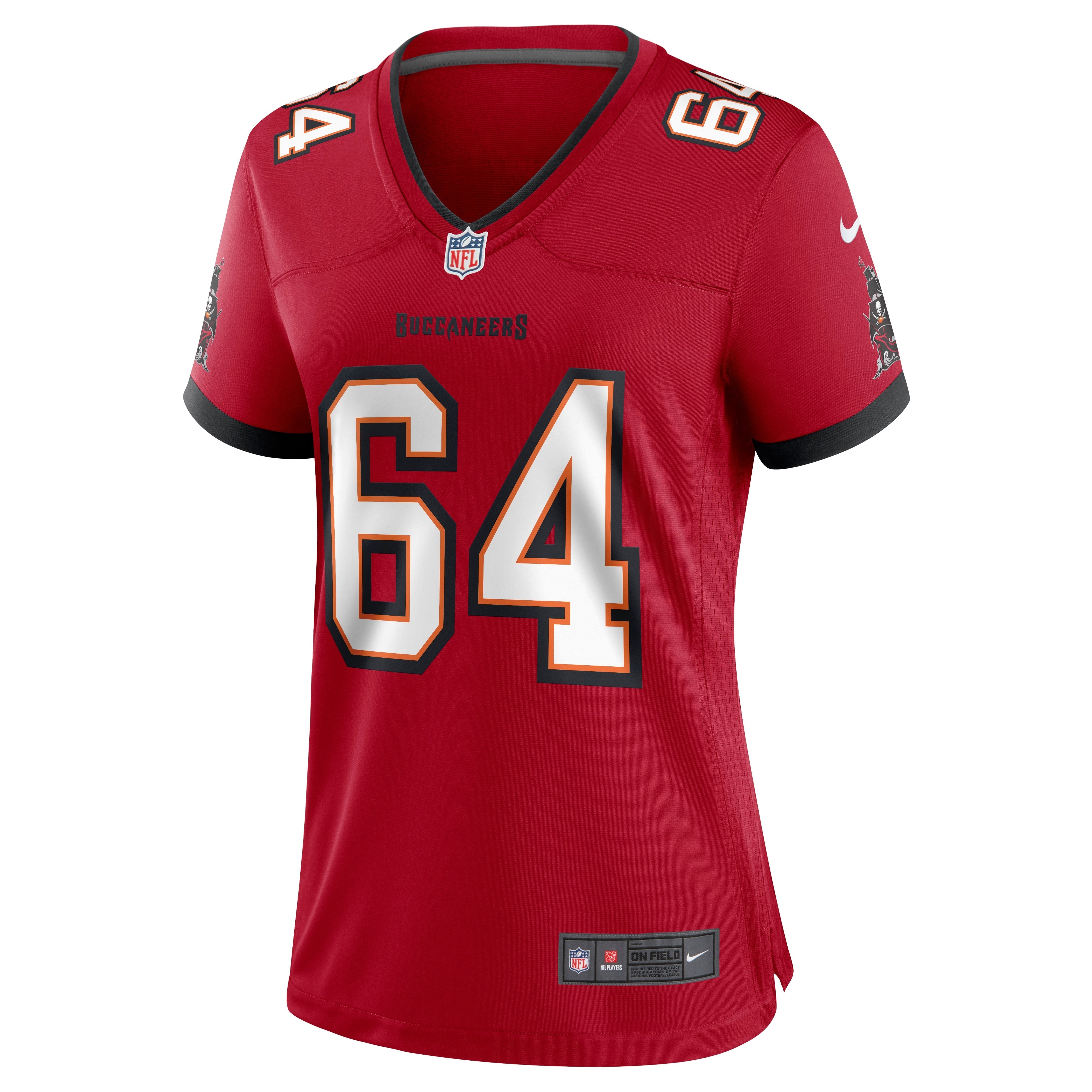Women's Nike Aaron Stinnie Red Tampa Bay Buccaneers Game Jersey