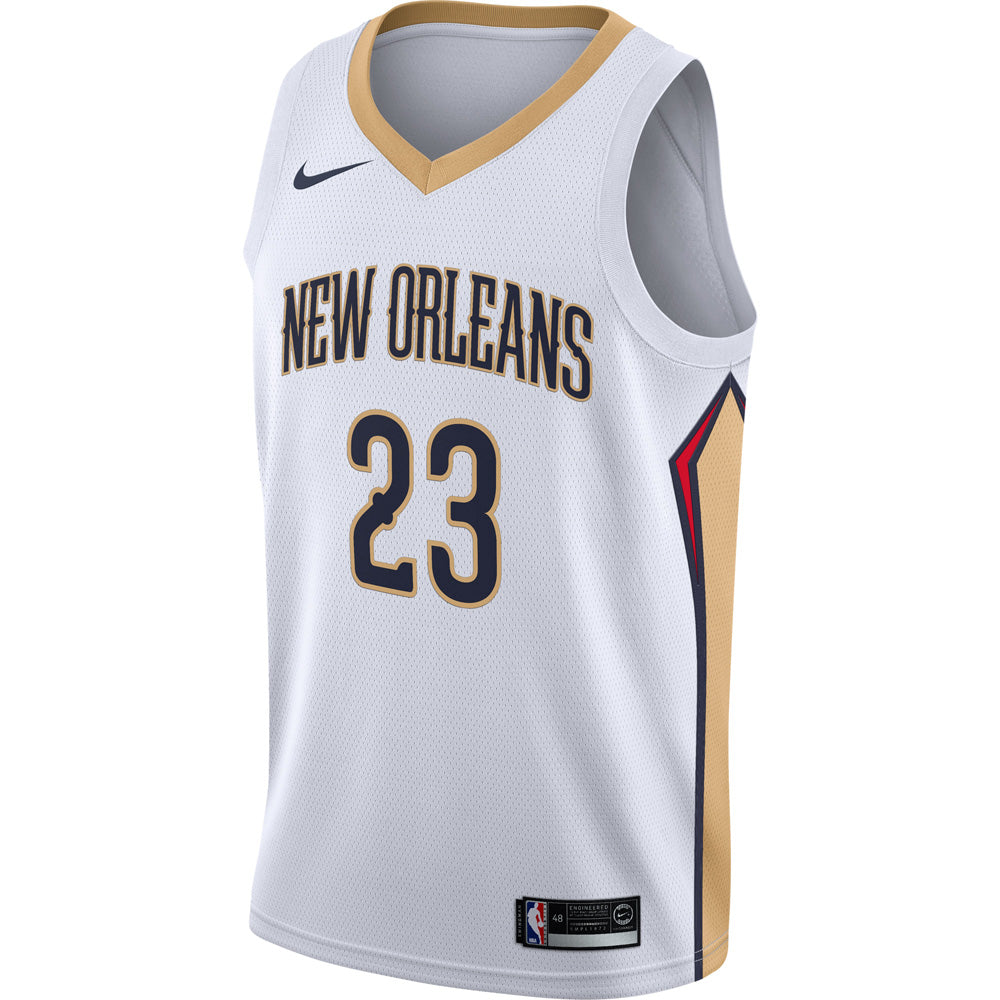 Men's New Orleans Pelicans Anthony Davis Association Jersey - White