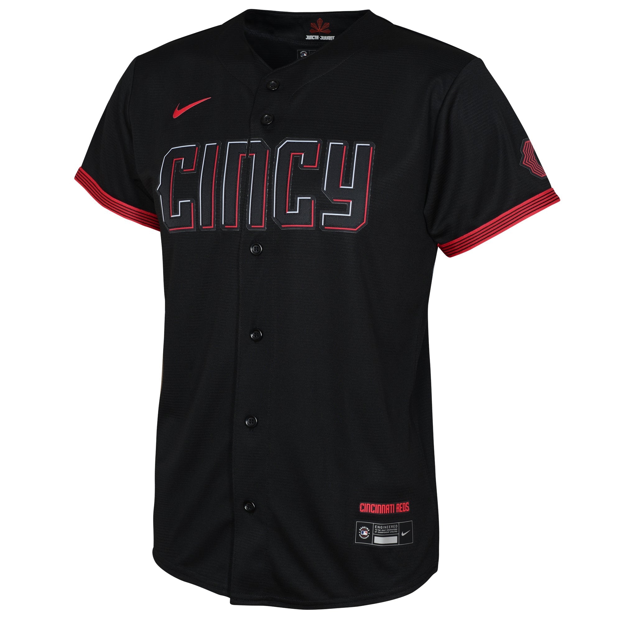 Toddler Nike  Black Cincinnati Reds 2023 City Connect Replica Jersey