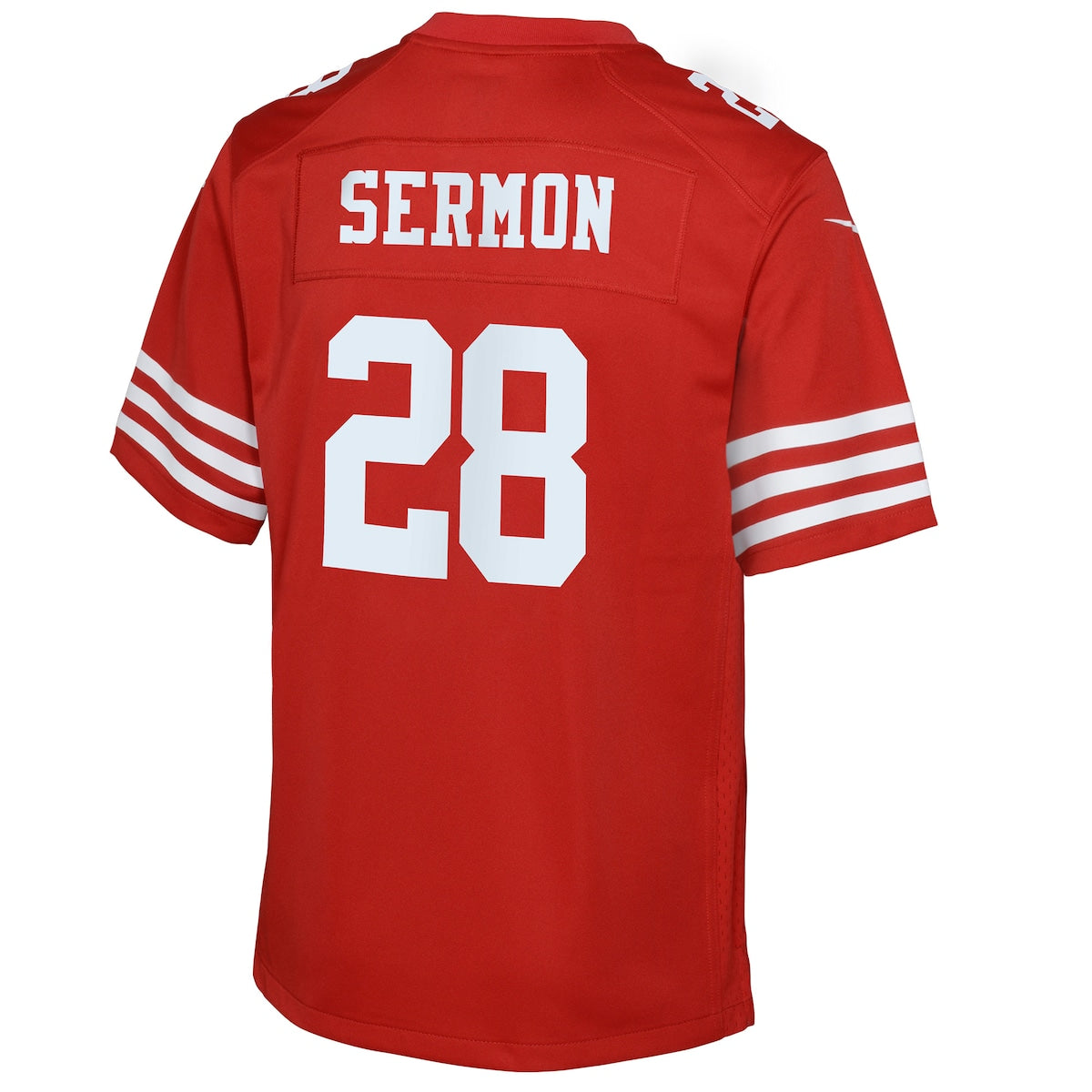 Boys' Grade School Trey Sermon Nike 49ers Game Jersey - Red