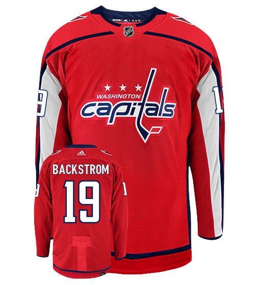 Nicklas Backstrom Washington Capitals Adidas Primegreen Authentic NHL Hockey Jersey