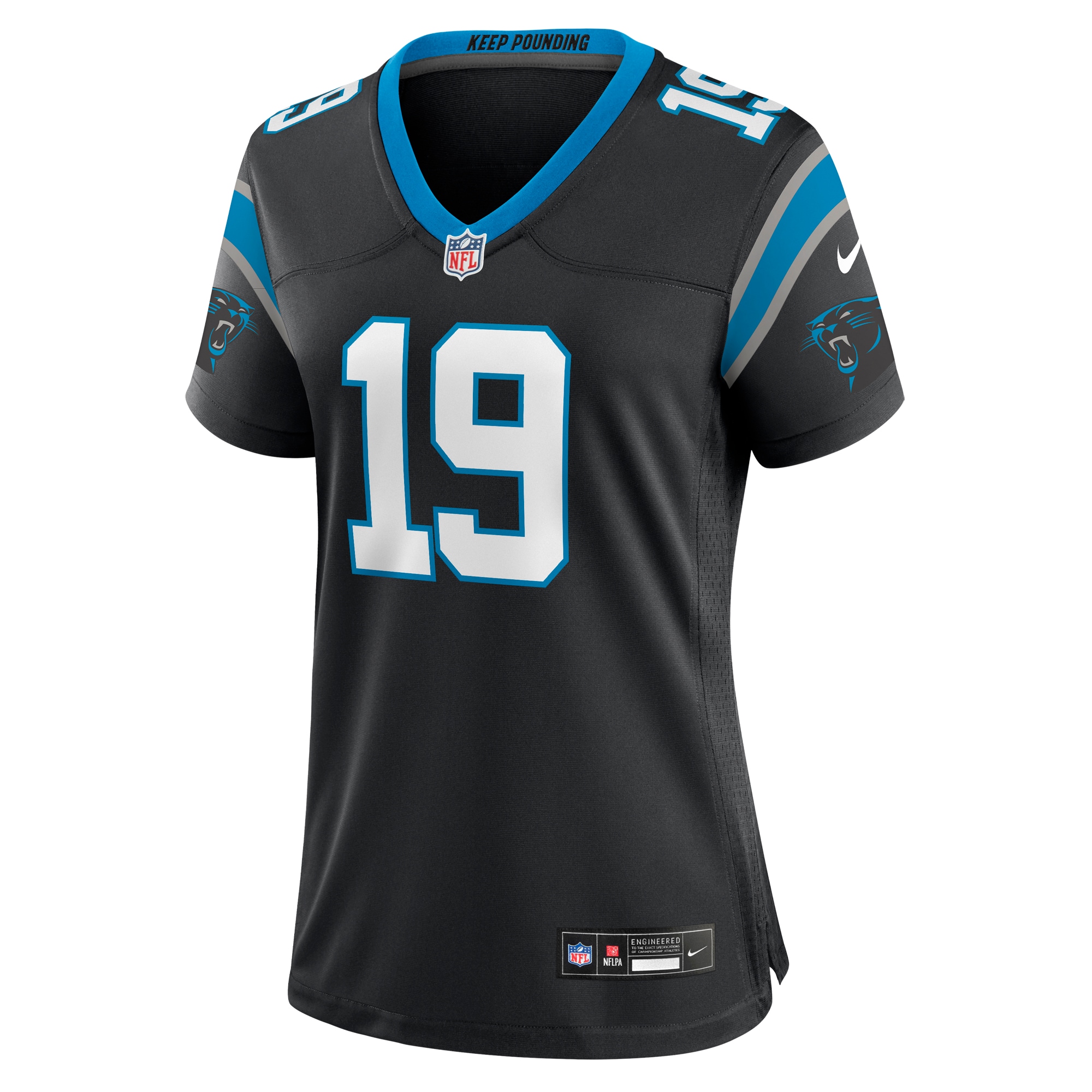 Adam Thielen Carolina Panthers Nike Women's Team Game Jersey - Black