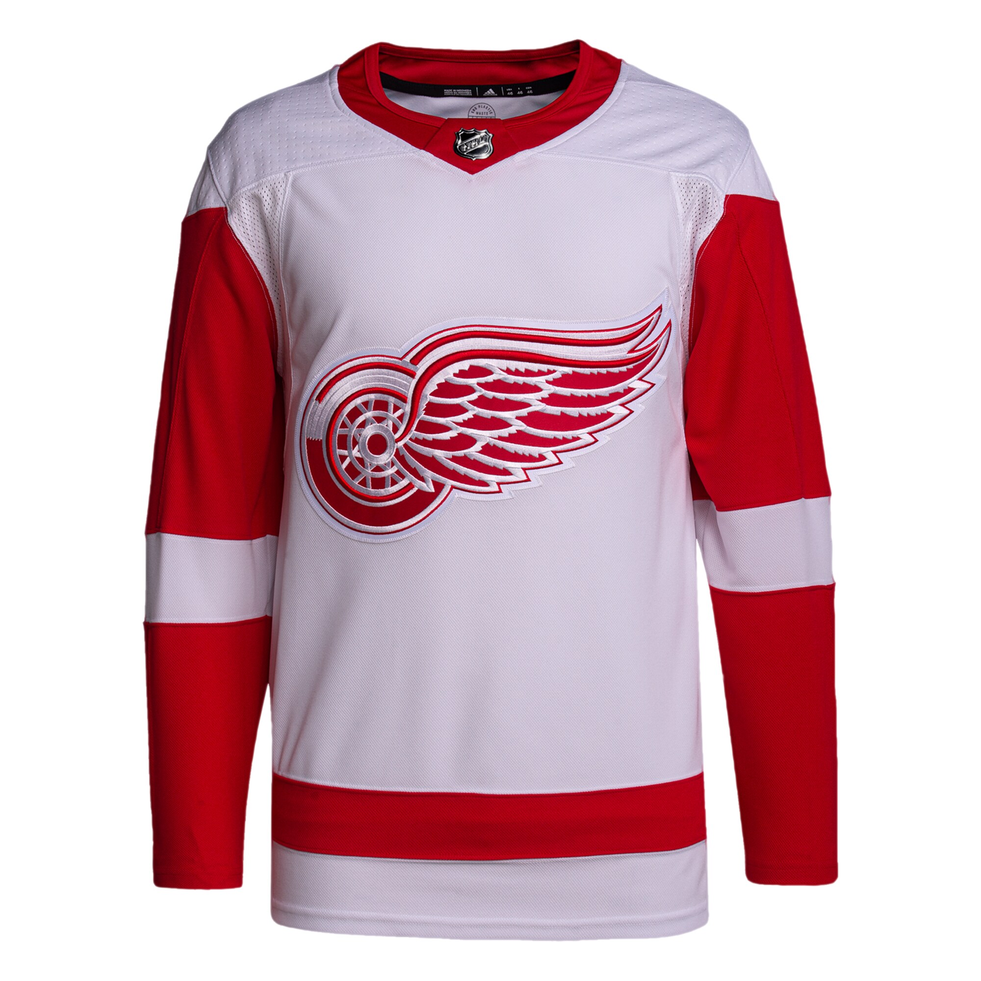Detroit Red Wings adidas Away Primegreen Authentic Pro Jersey - White