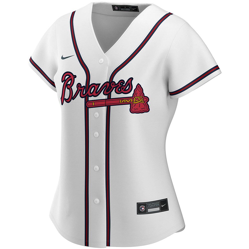Women's Atlanta Braves Freddie Freeman Cool Base Replica Jersey White