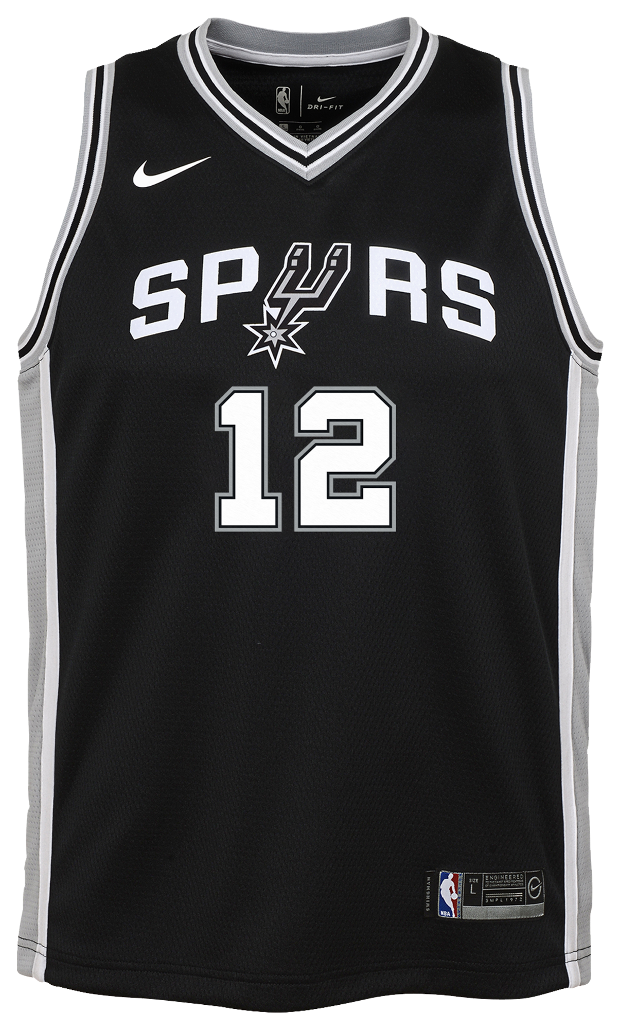 Boys' Grade School Aldridge Lamarcus Nike Spurs Swingman Jersey - Black