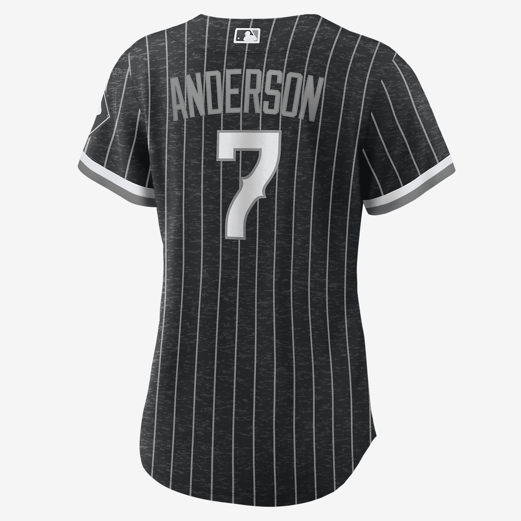 MLB Chicago White Sox City Connect (Tim Anderson) Women's Replica Baseball Jersey - Black/Anthracite