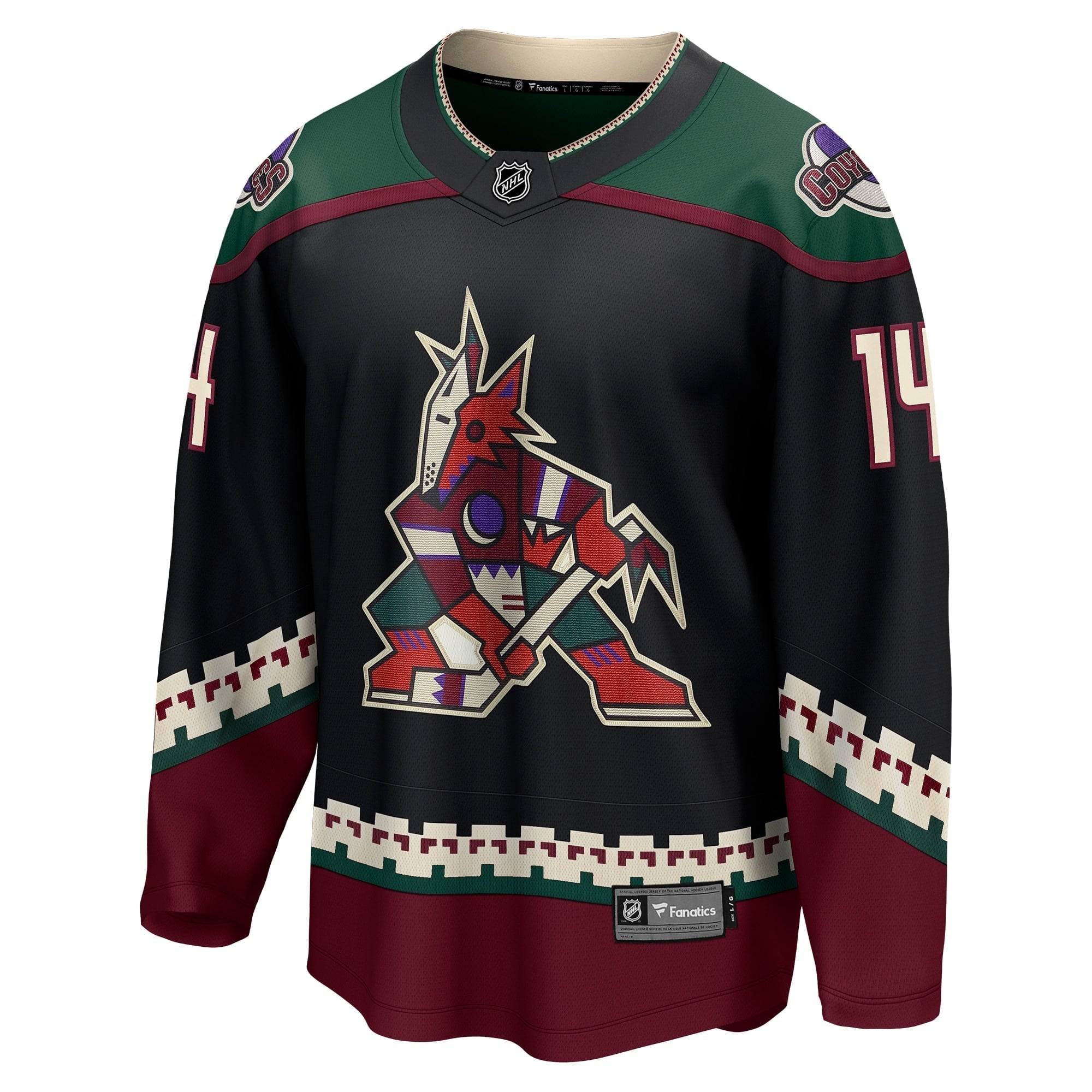 Men's Fanatics Branded Shayne Gostisbehere Black Arizona Coyotes Home Breakaway Player Jersey