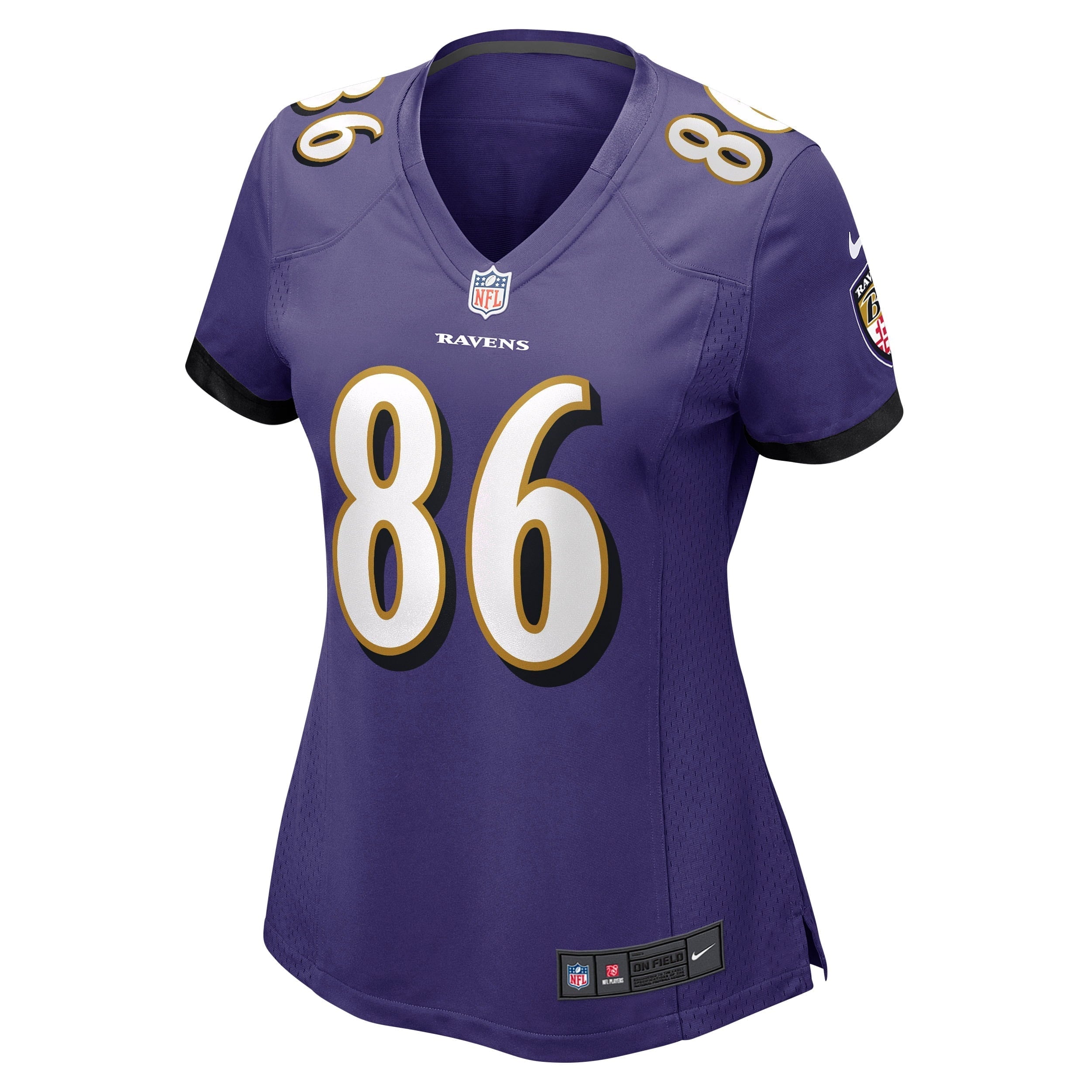 Women's Nike Nick Boyle Purple Baltimore Ravens Game Jersey