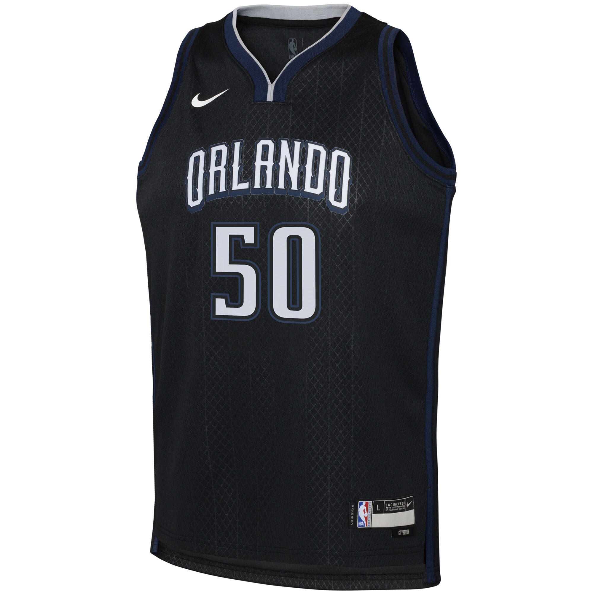 Cole Anthony Orlando Magic Nike Youth 2022/23 Swingman Jersey - City Edition - Black