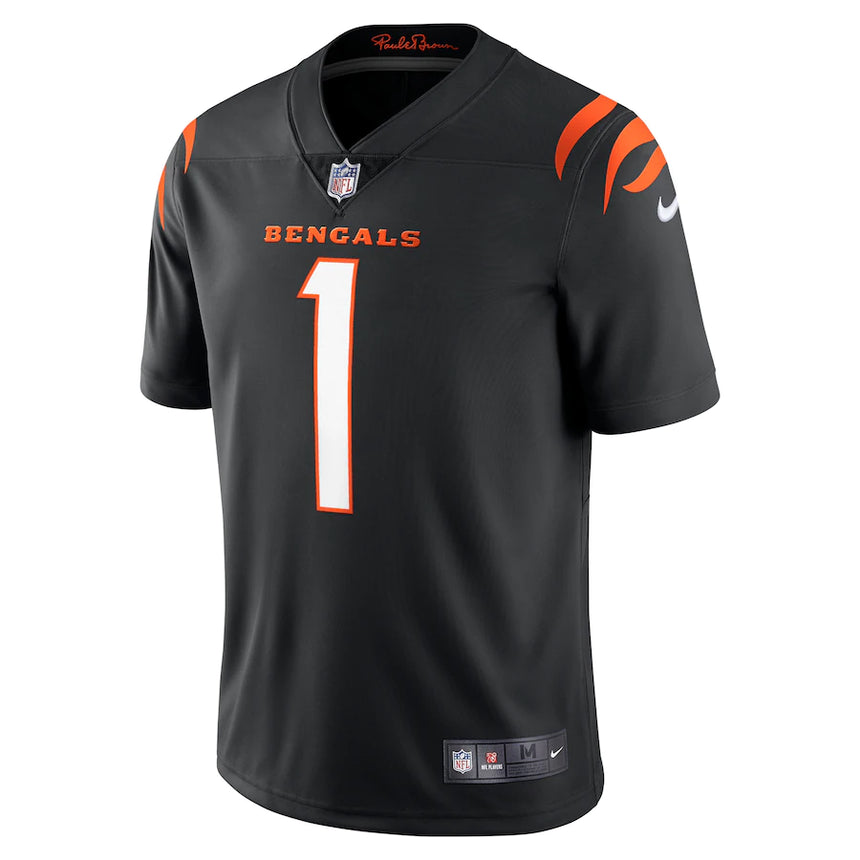 Men's Cincinnati Bengals Ja'Marr Chase Black Vapor Limited Jersey