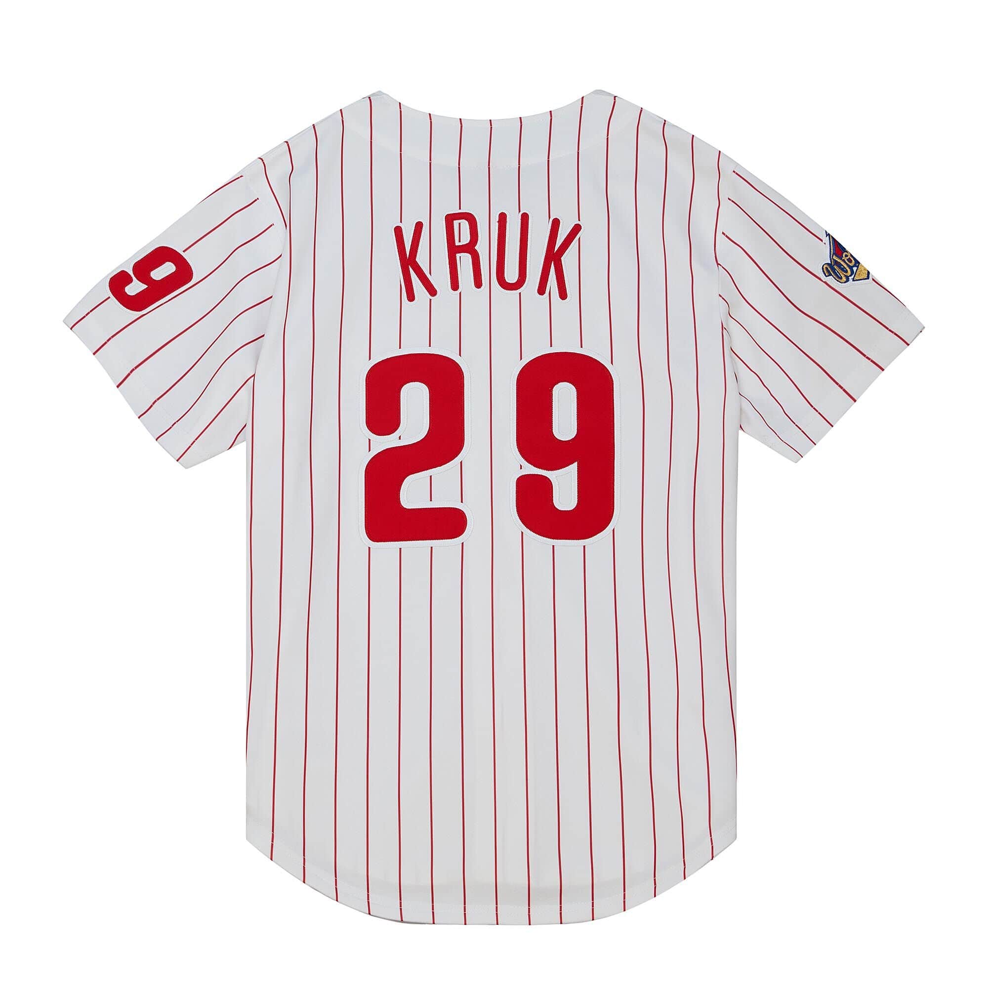 Authentic John Kruk Philadelphia Phillies Home World Series 1993 Jersey