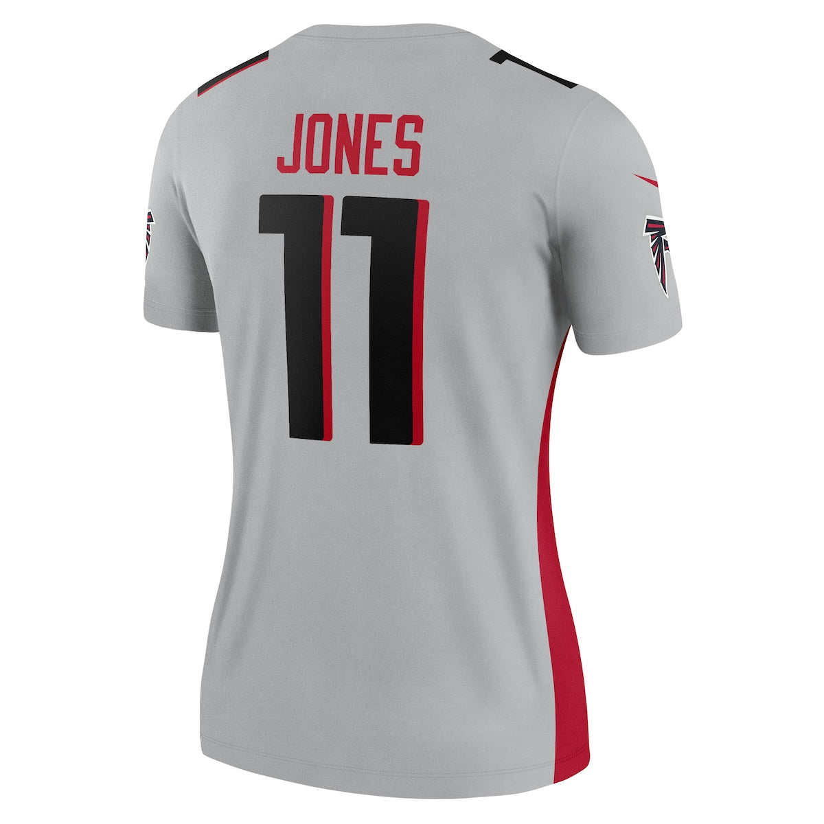 Women's Julio Jones Nike Falcons Inverted Legend Jersey - Grey