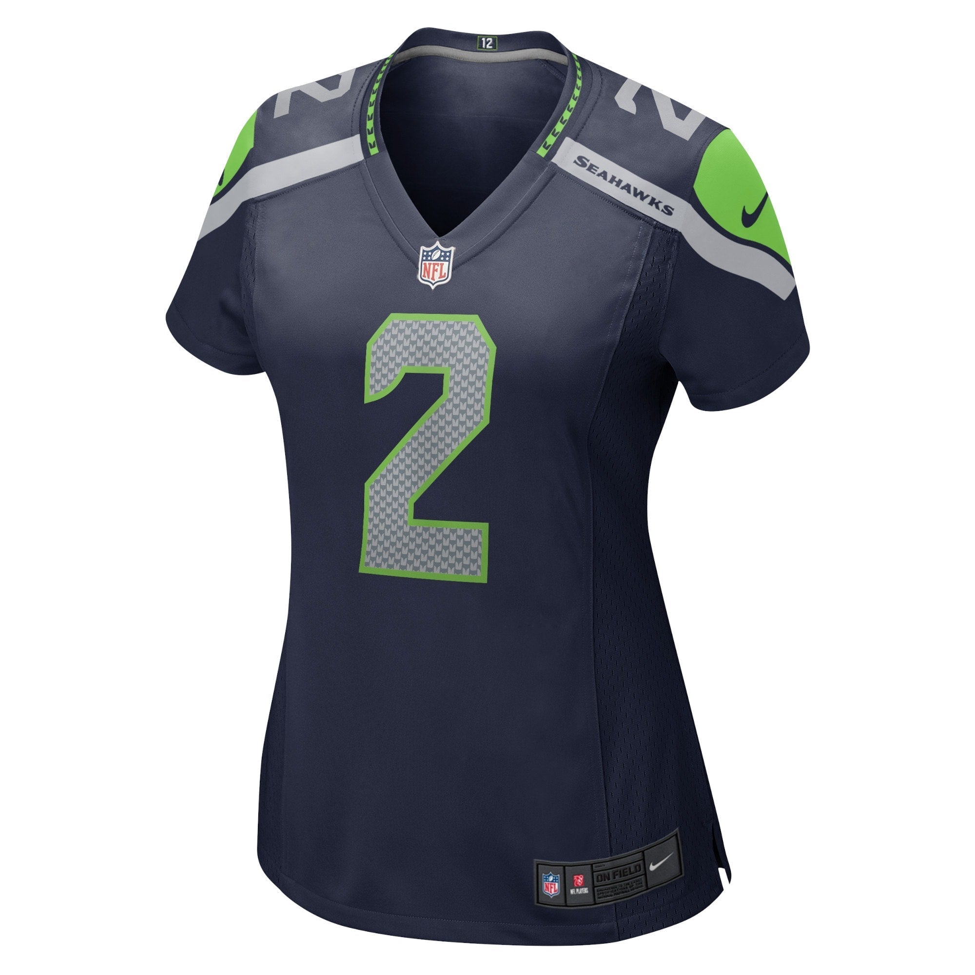 Women's Nike Drew Lock College Navy Seattle Seahawks Game Jersey