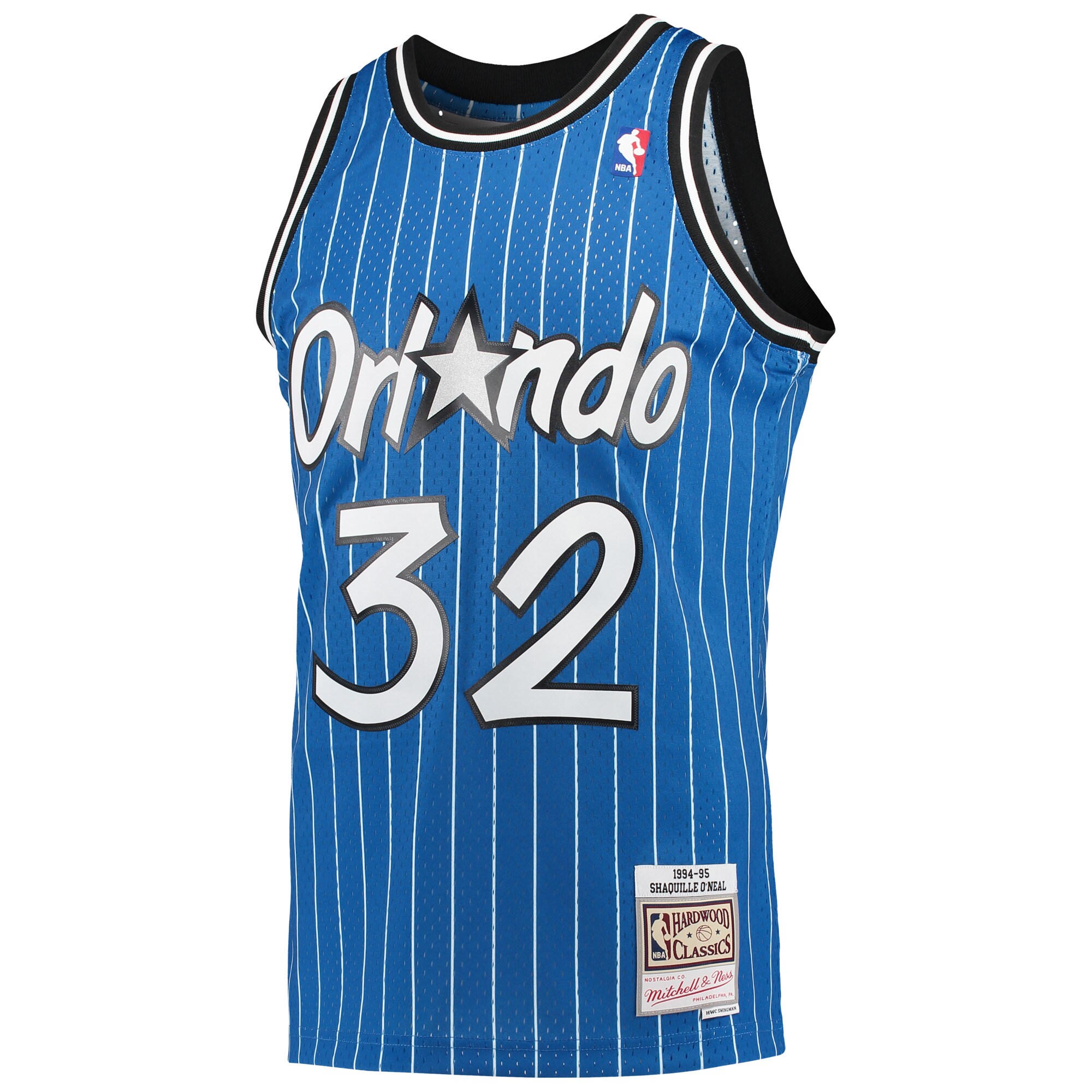 Shaquille O'Neal Orlando Magic Mitchell & Ness Hardwood Classics Swingman Jersey - Blue