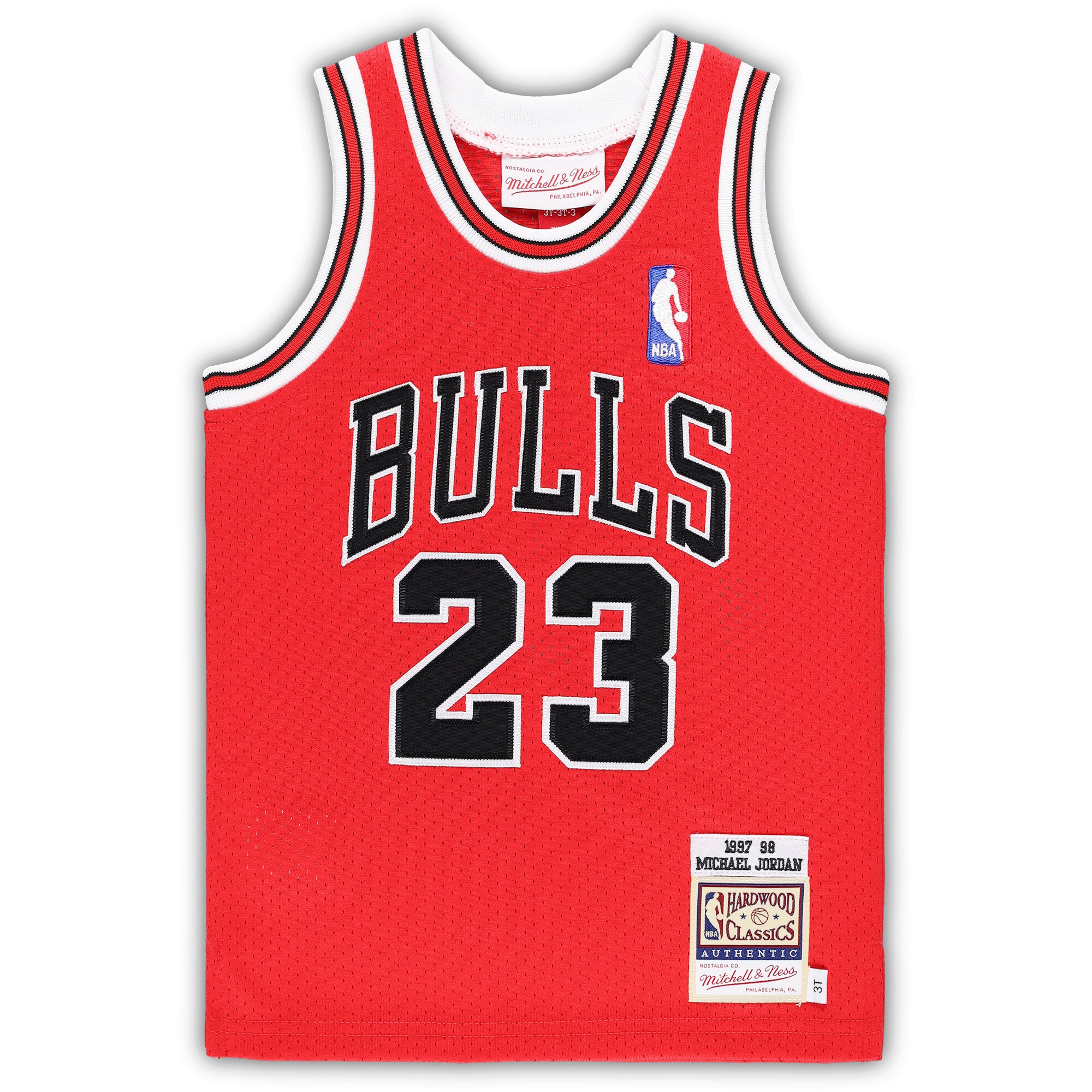 Michael Jordans Chicago Bulls Mitchell & Ness Toddler 1997/98 Hardwood Classics Authentic Jersey - Red