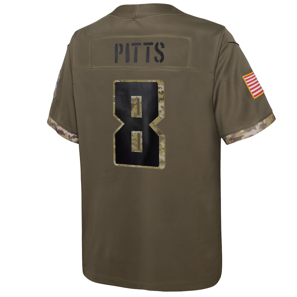 Boys' Grade School Kyle Pitts Nike Falcons 2022 Salute To Service Limited Jersey - Green