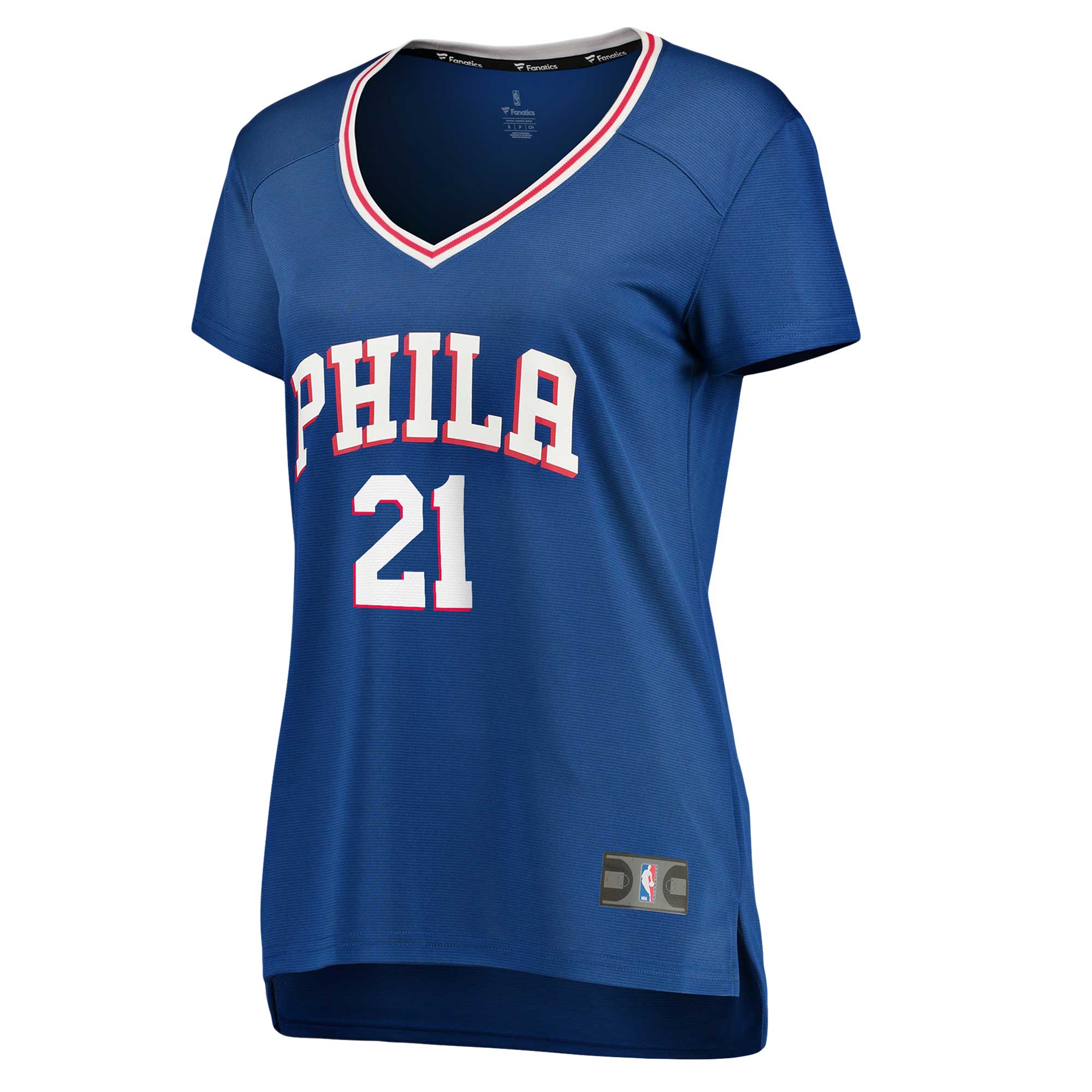 Joel Embiid Philadelphia 76ers Fanatics Branded Women's Fast Break Replica Player Jersey - Royal - Icon Edition
