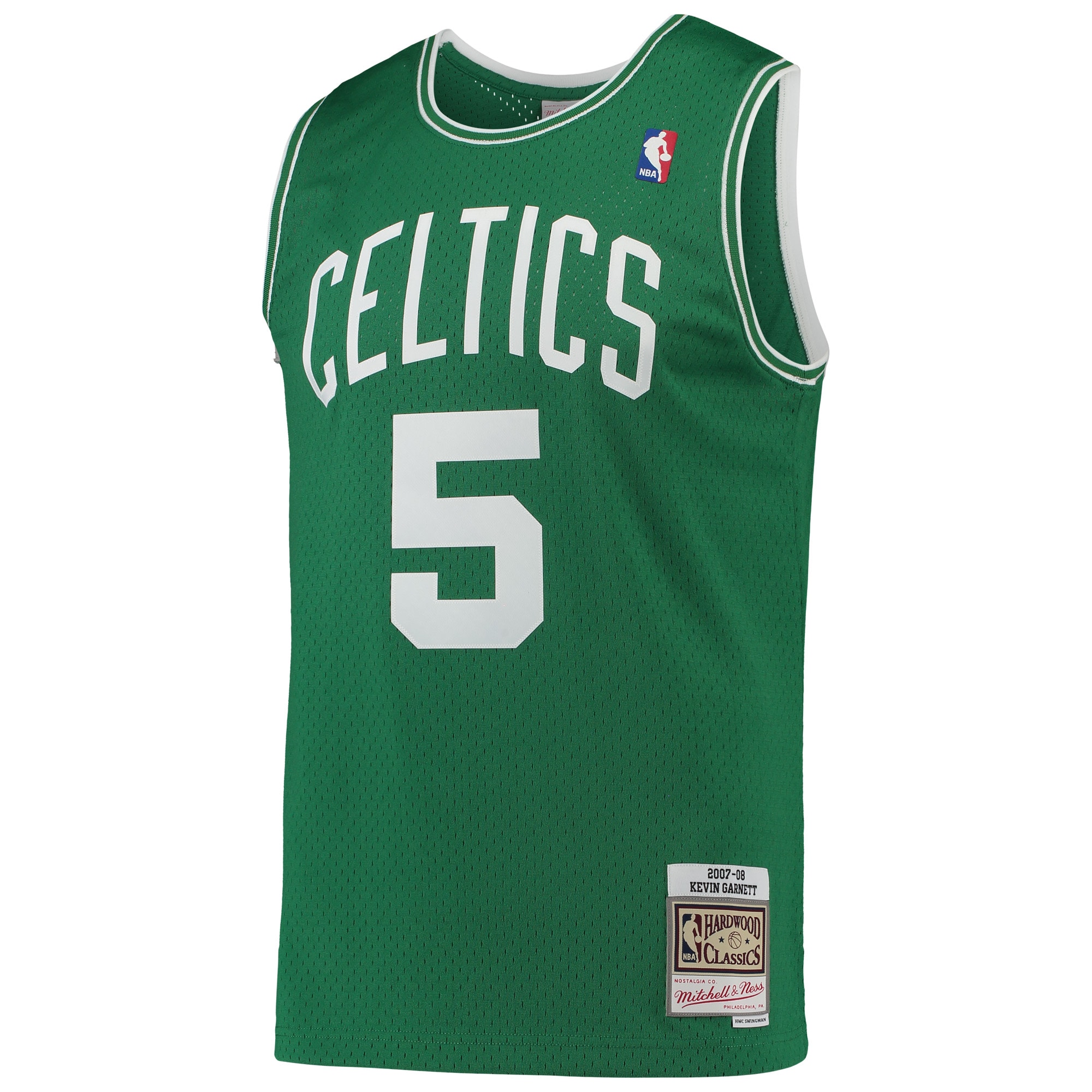 Kevin Garnett Boston Celtics Mitchell & Ness Hardwood Classics Swingman Jersey - Kelly Green