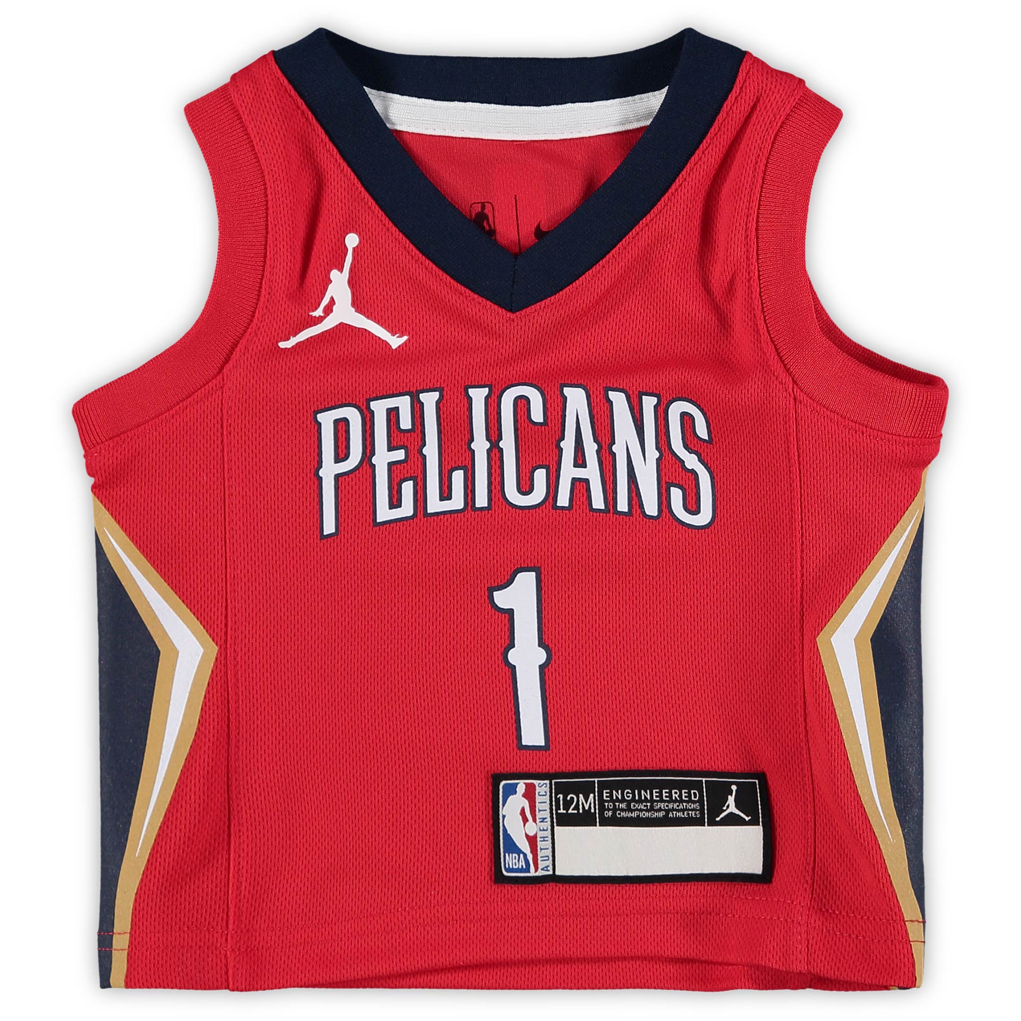 Zion Williamson New Orleans Pelicans Jordans Brand Infant 2020/21 Jersey - Statement Edition - Red