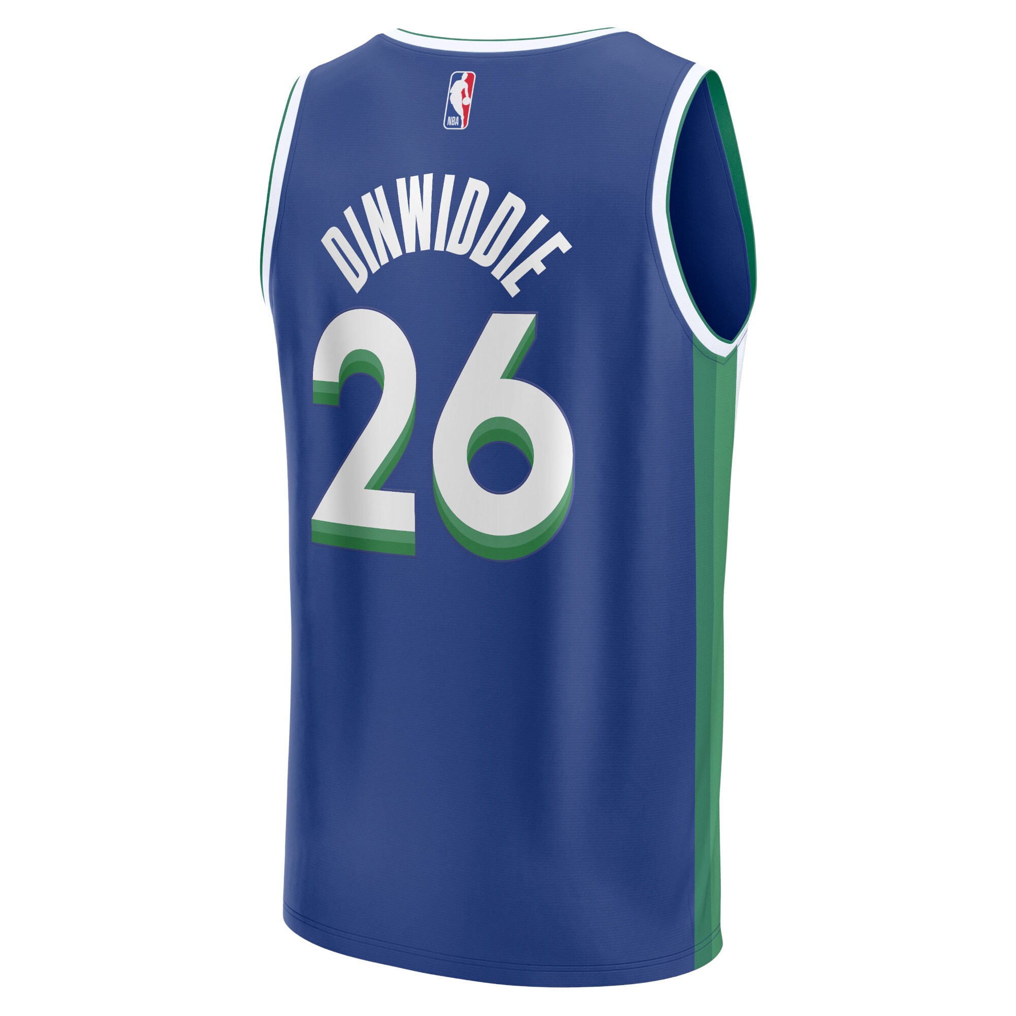 Spencer Dinwiddie Dallas Mavericks Fanatics Branded 2022/23 Fastbreak Jersey - City Edition - Blue
