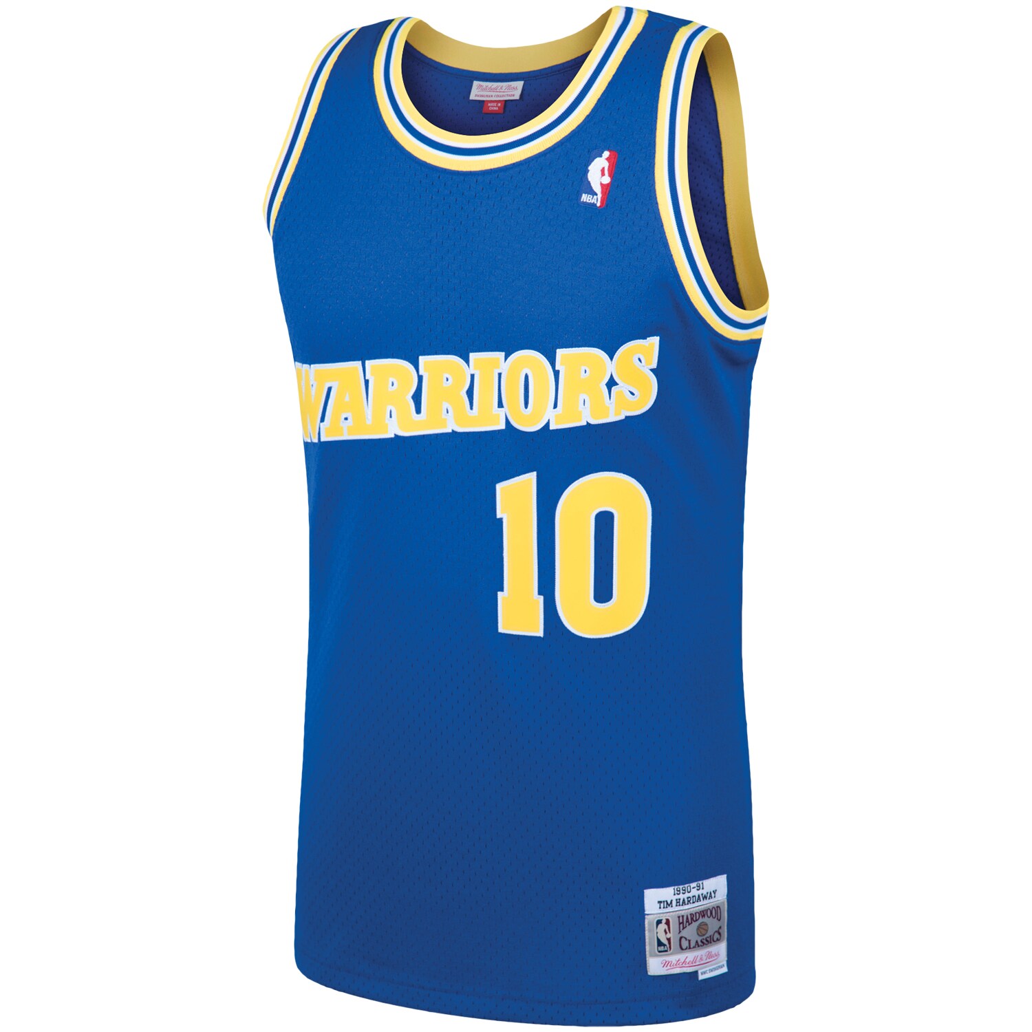 Tim Hardaway Golden State Warriors Mitchell & Ness Hardwood Classics Swingman Jersey - Royal