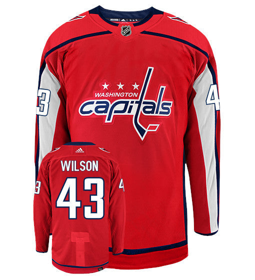 Tom Wilson Washington Capitals Adidas Primegreen Authentic NHL Hockey Jersey