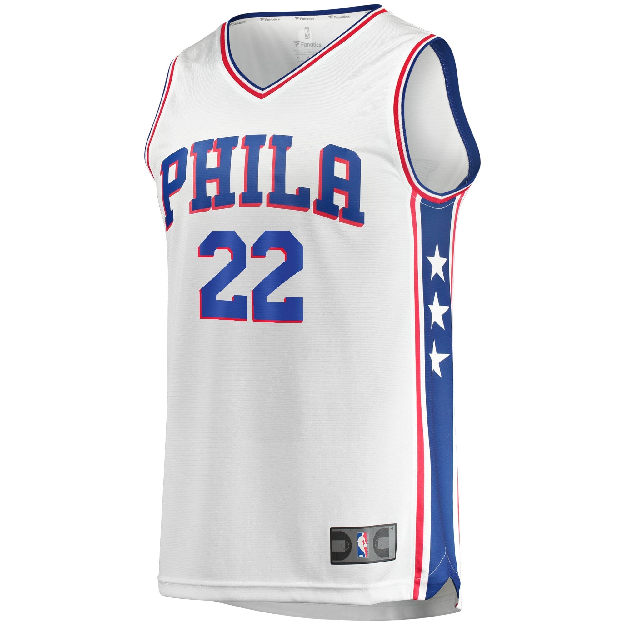 Men's Fanatics Branded Matisse Thybulle White Philadelphia 76ers Fast Break Replica Jersey - Association Edition