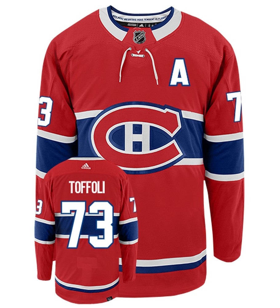 Tyler Toffoli Montreal Canadiens Adidas Primegreen Authentic NHL Hockey Jersey