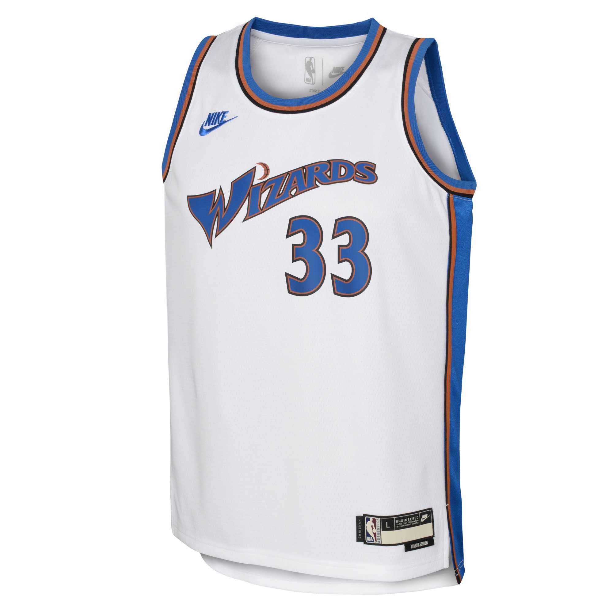 Kyle Kuzma Washington Wizards Nike Youth 2022/23 Swingman Jersey White - Classic Edition