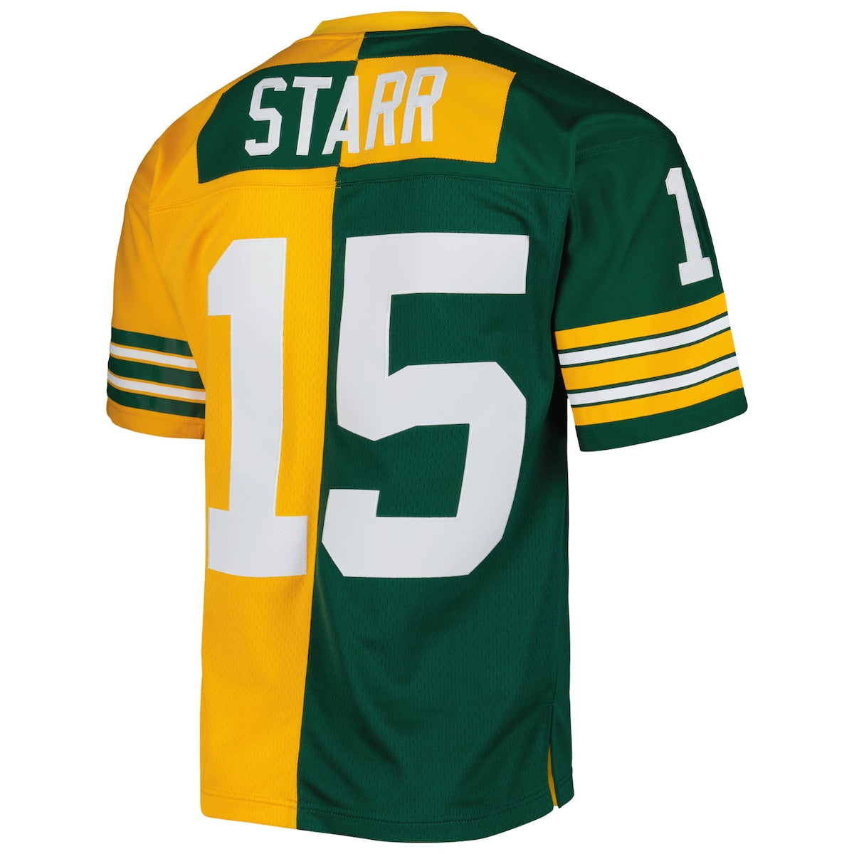 Men's Bart Starr Mitchell & Ness Packers 1996 Split Legacy Replica Jersey - Green