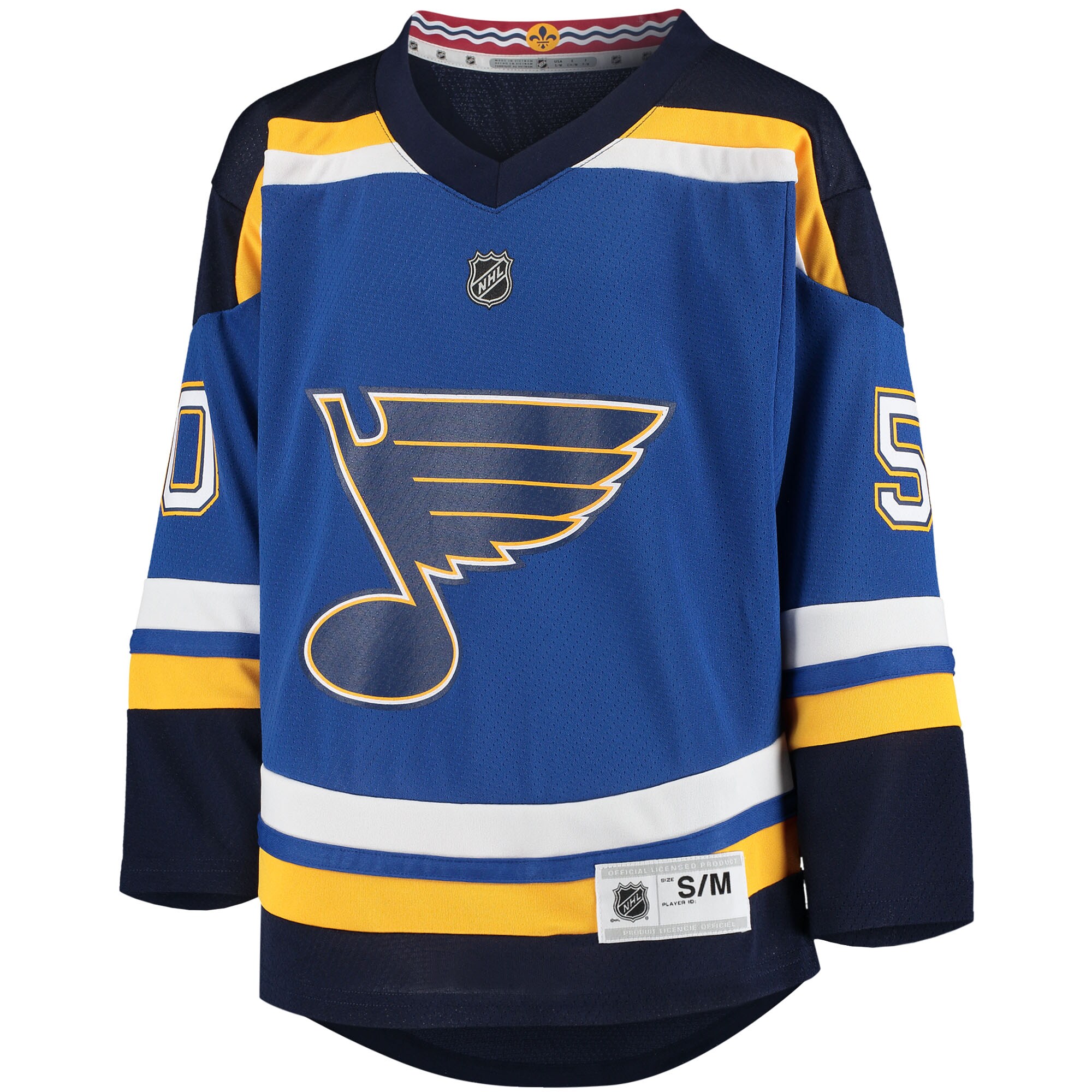 Jordans Binnington St. Louis Blues Youth Home Replica Player Jersey - Blue