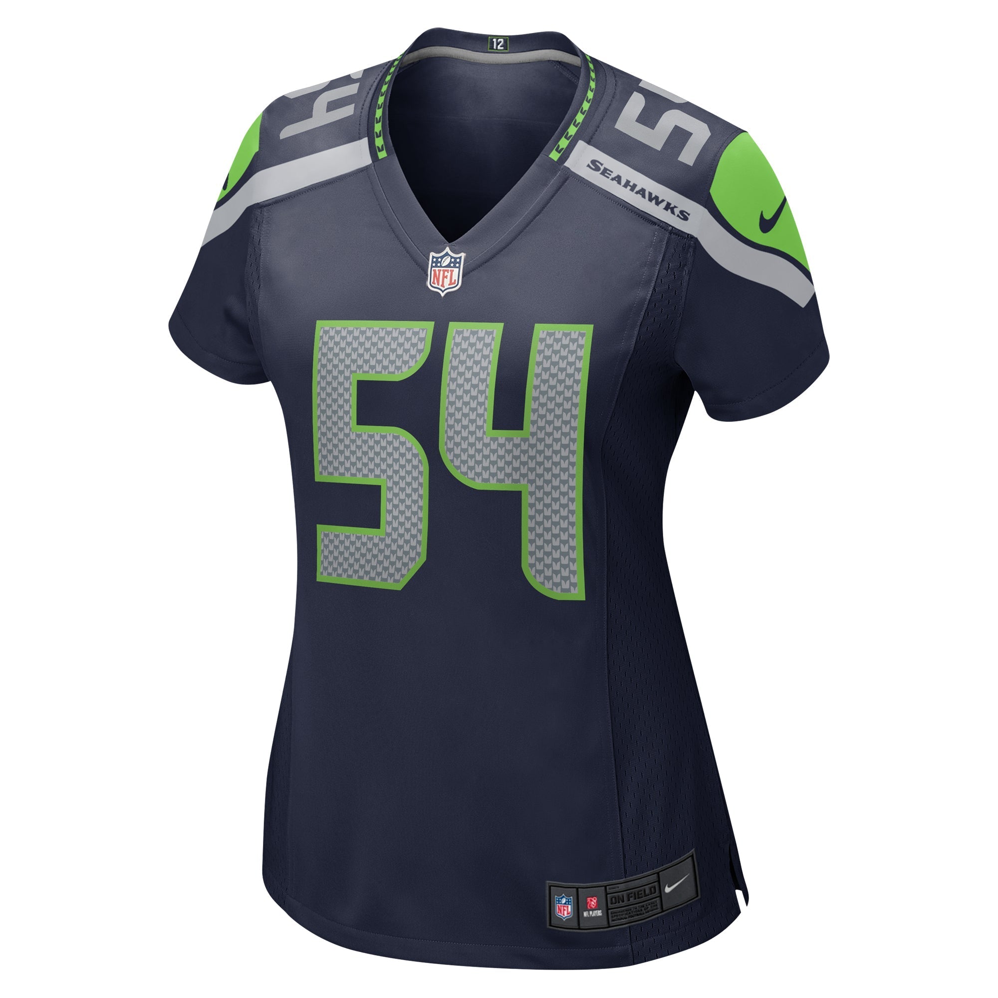Women's Nike Bobby Wagner College Navy Seattle Seahawks Game Jersey