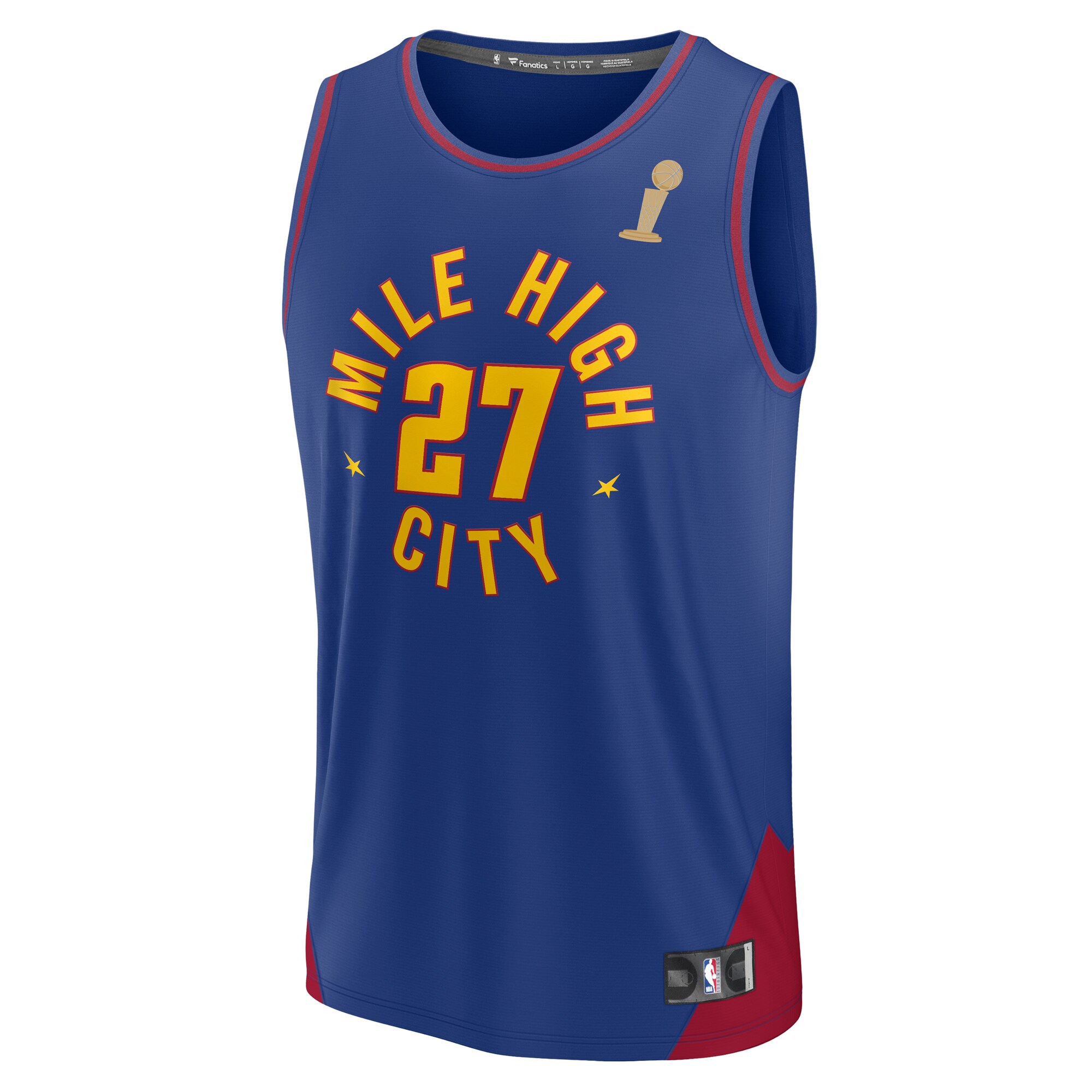 Jamal Murray Denver Nuggets Fanatics Branded Blue 2023 NBA Finals Champions Fast Break Player Jersey - Statement Edition