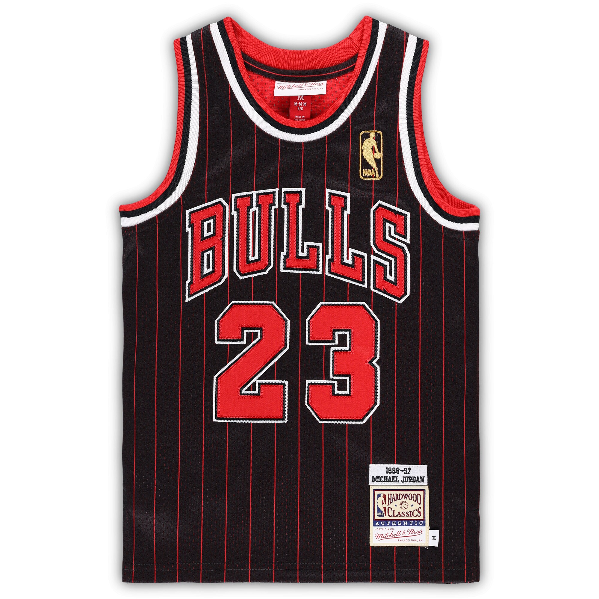 Michael Jordans Chicago Bulls Mitchell & Ness Preschool 1996/97 Hardwood Classics Authentic Jersey - Black