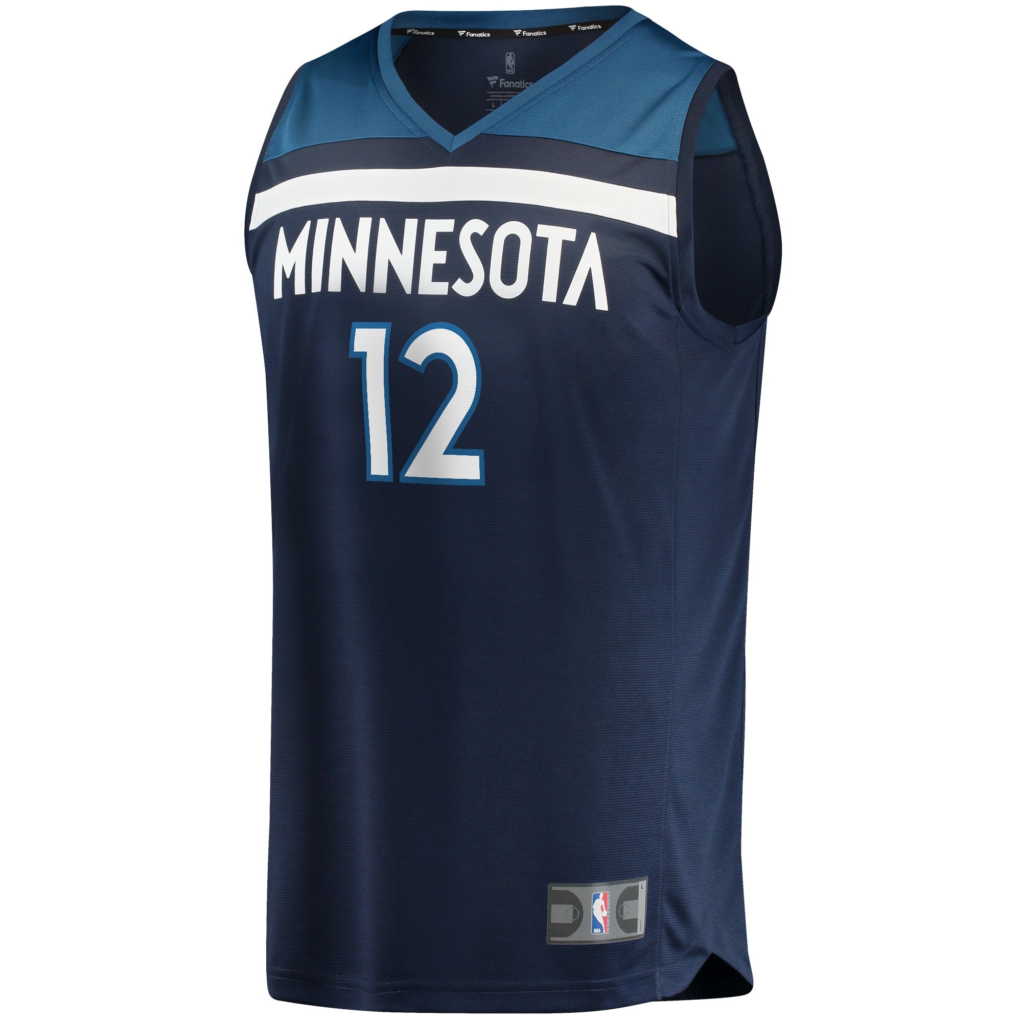 Men's Fanatics Branded Taurean Prince Navy Minnesota Timberwolves 2021/22 Fast Break Replica Jersey - Icon Edition